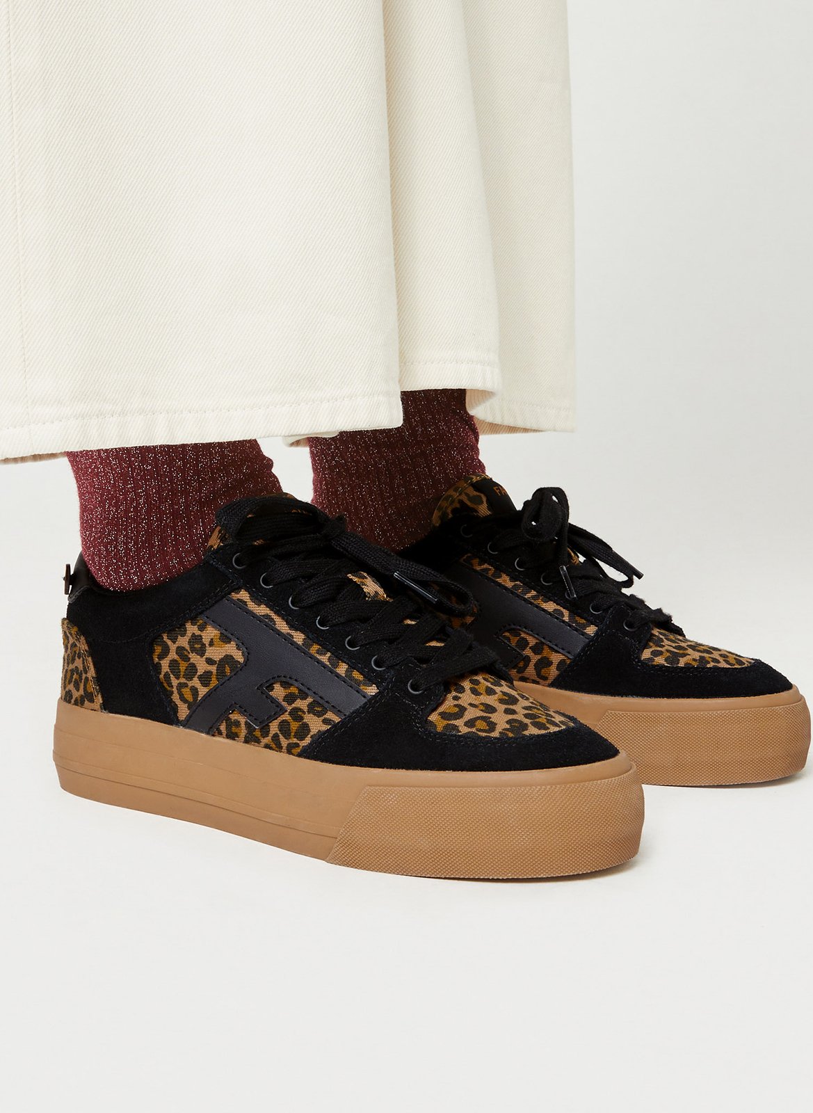 Leinenschuhe FAGUO Schwarz