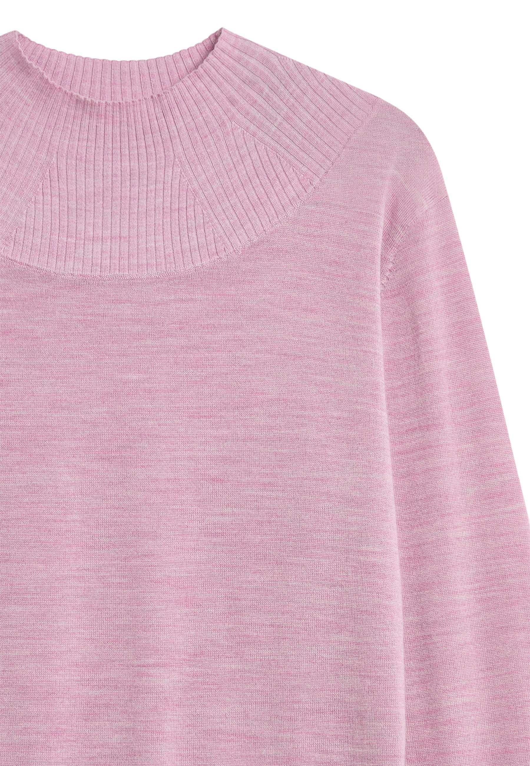 High-neck merino wool sweater RODIER Pink