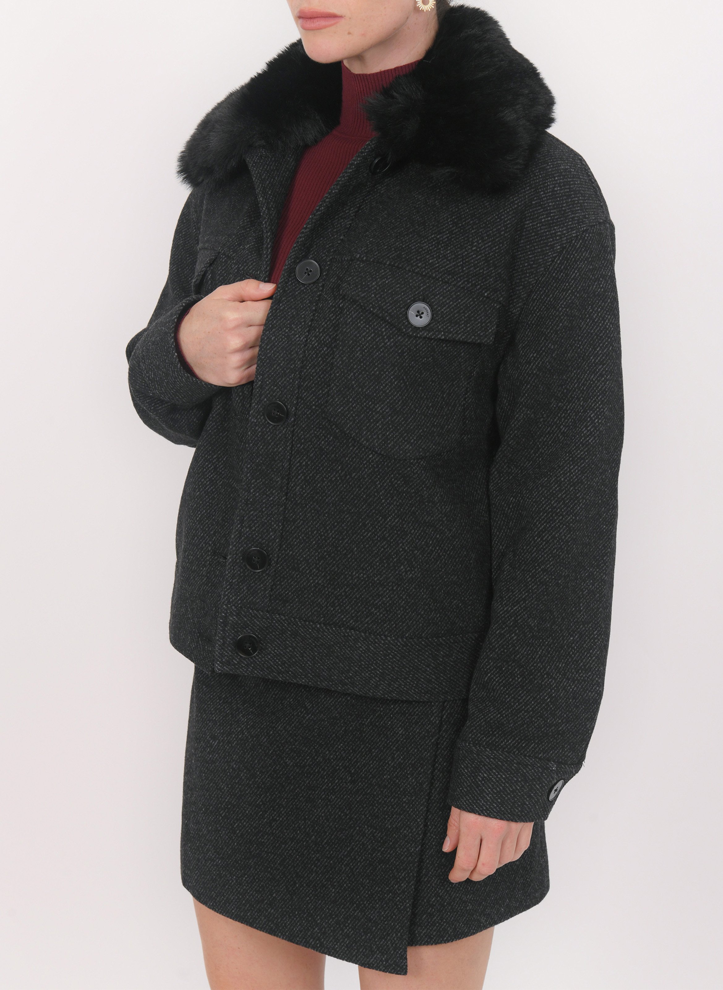 Jack met klassieke kraag KOOKAI Grijs