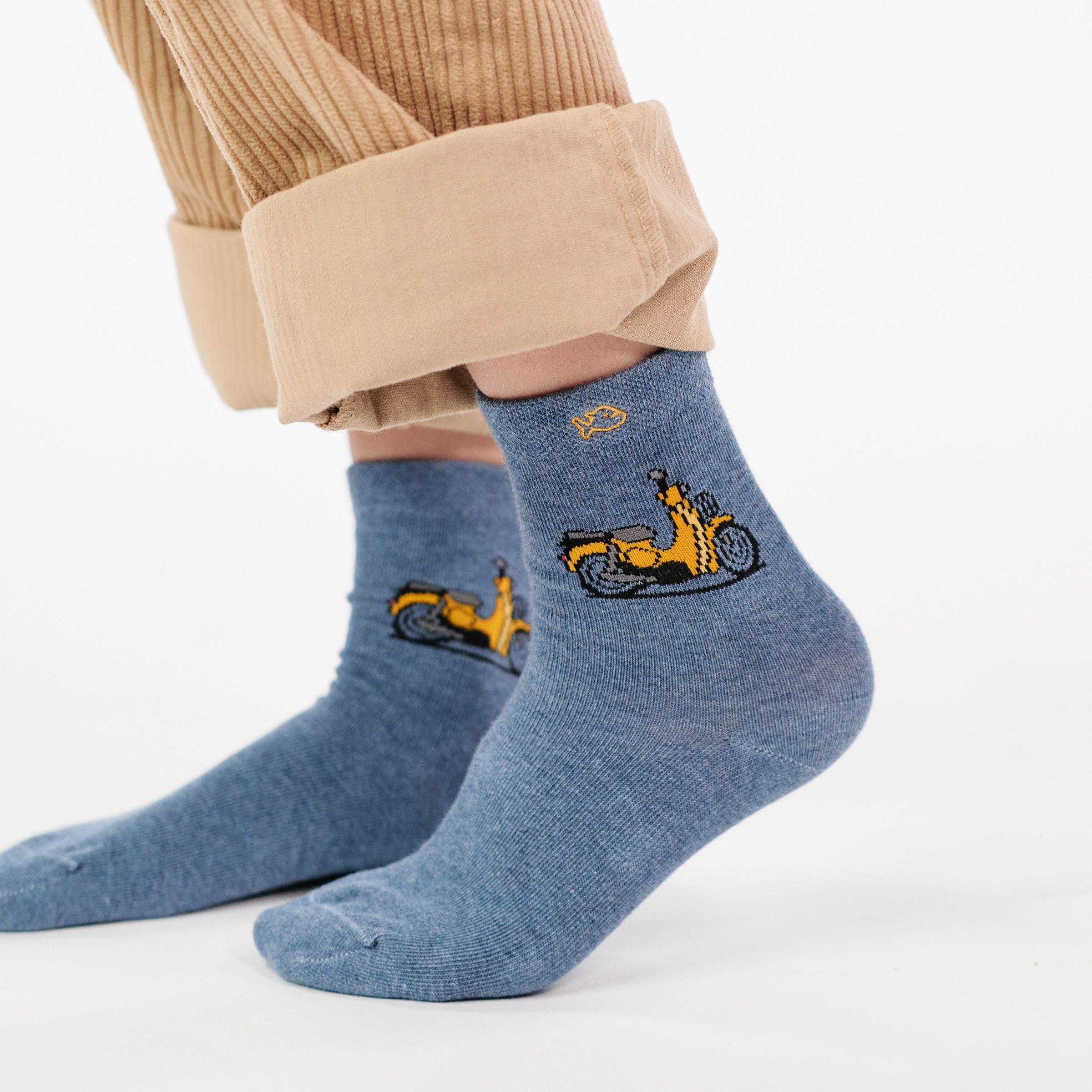 Patterned socks BILLYBELT Blue