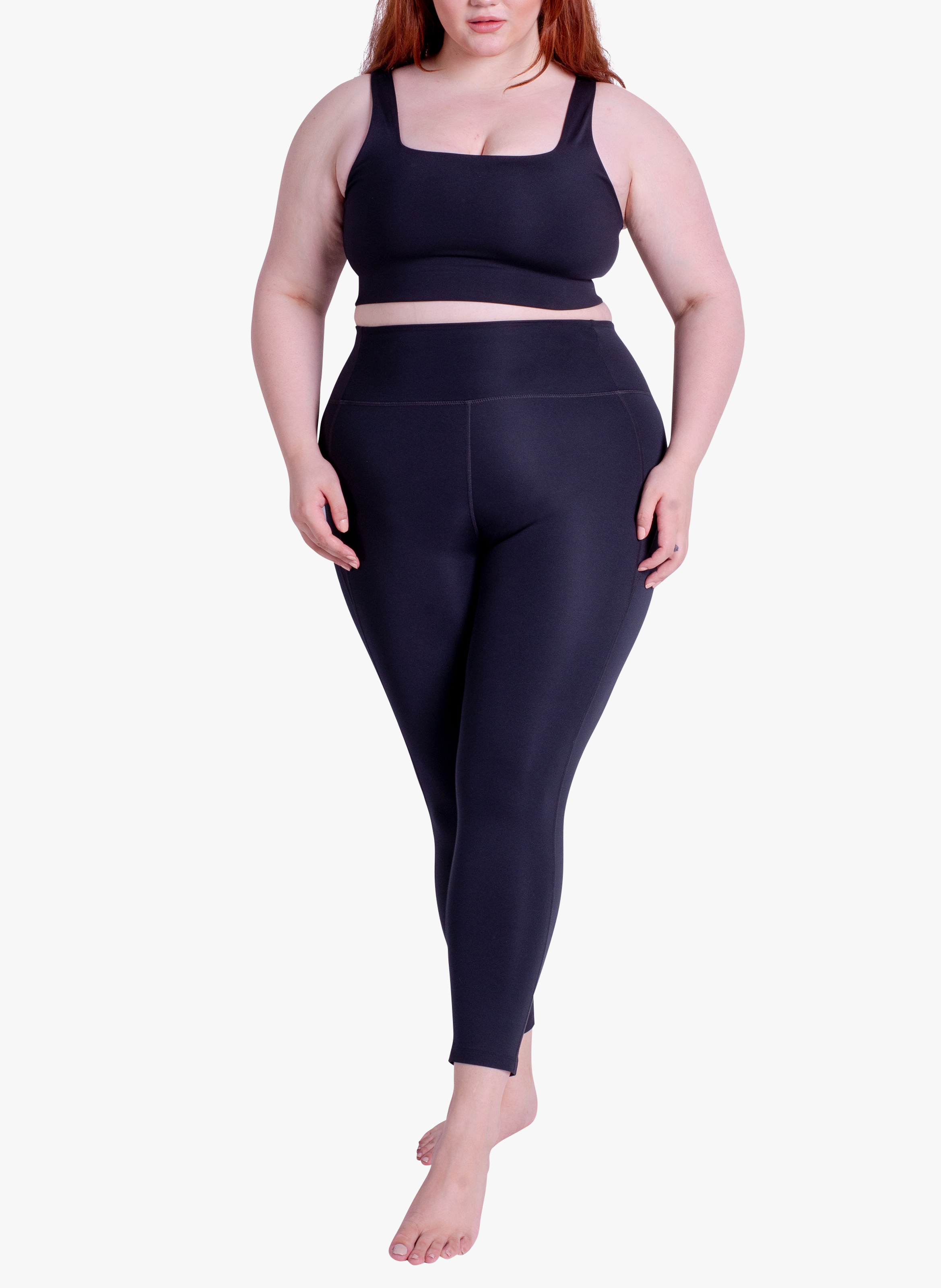 Leggings sportivi a compressione graduata GIRLFRIEND COLLECTIVE Nero