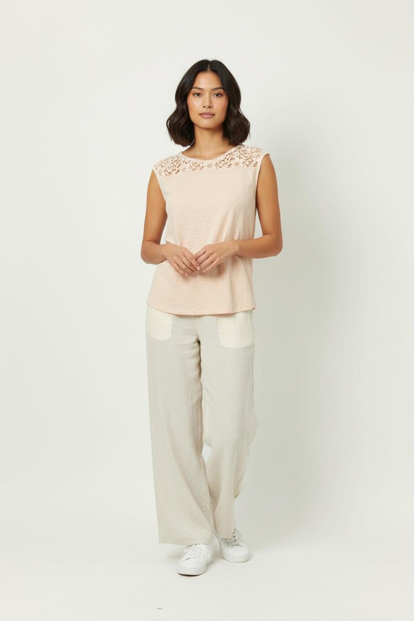 Top & débardeur COMPTOIR DES COTONNIERS - Seconde main Rose