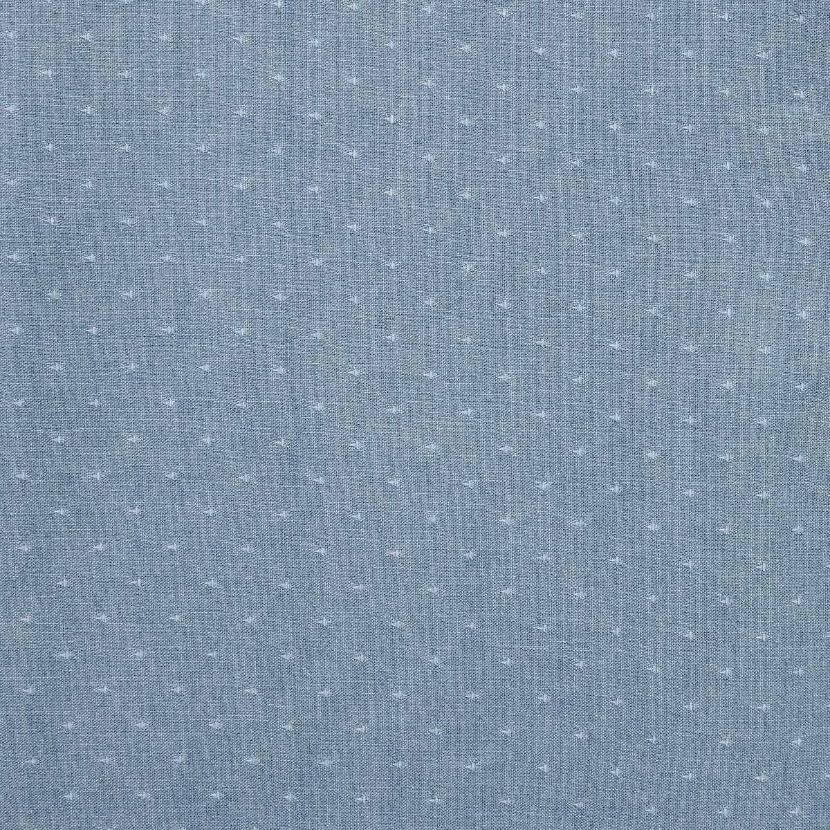 Denim long-sleeve cotton shirt SERGE BLANCO Blue