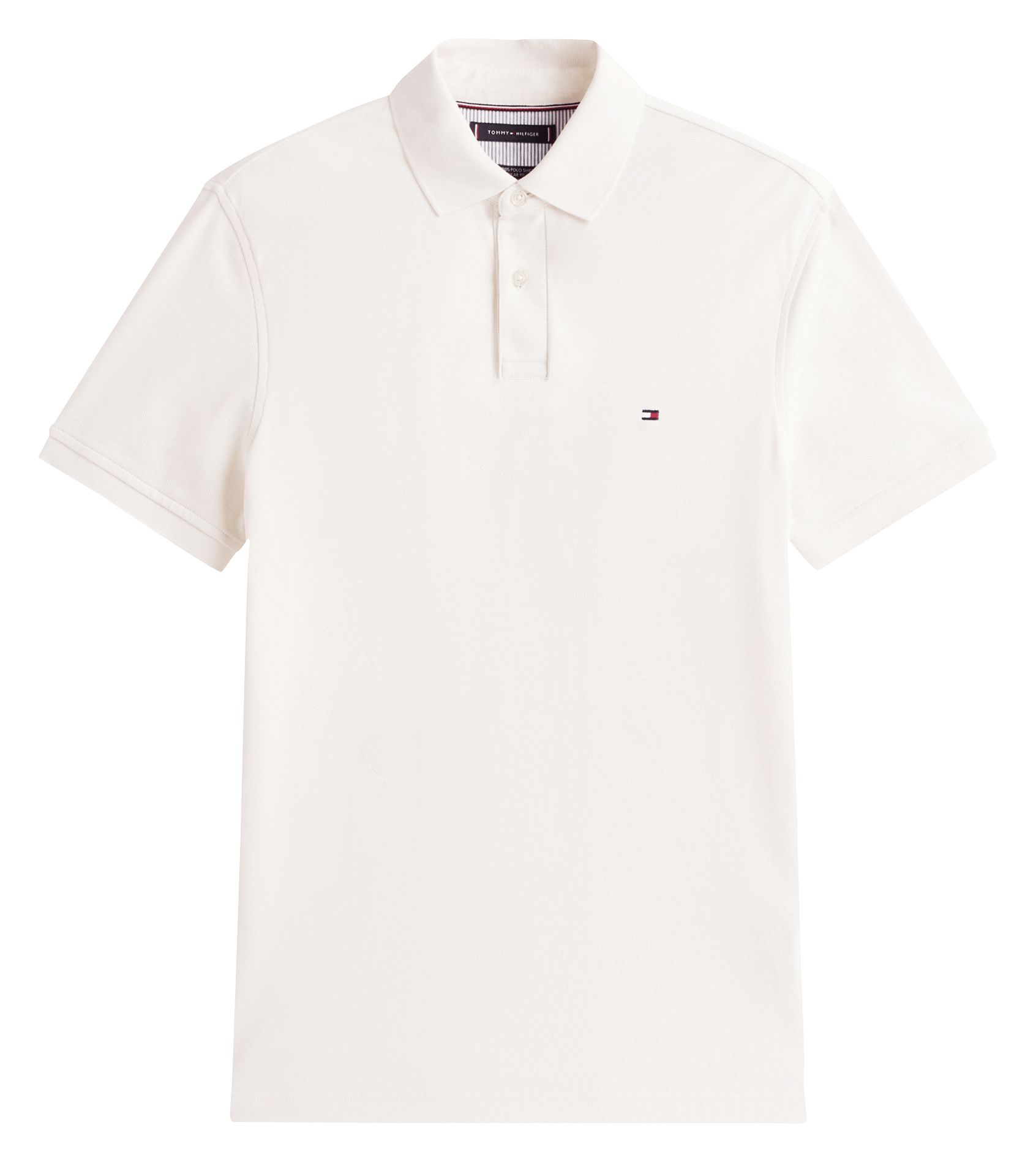 Polo regular-fit en coton biologique mélangé  Ivory petal
