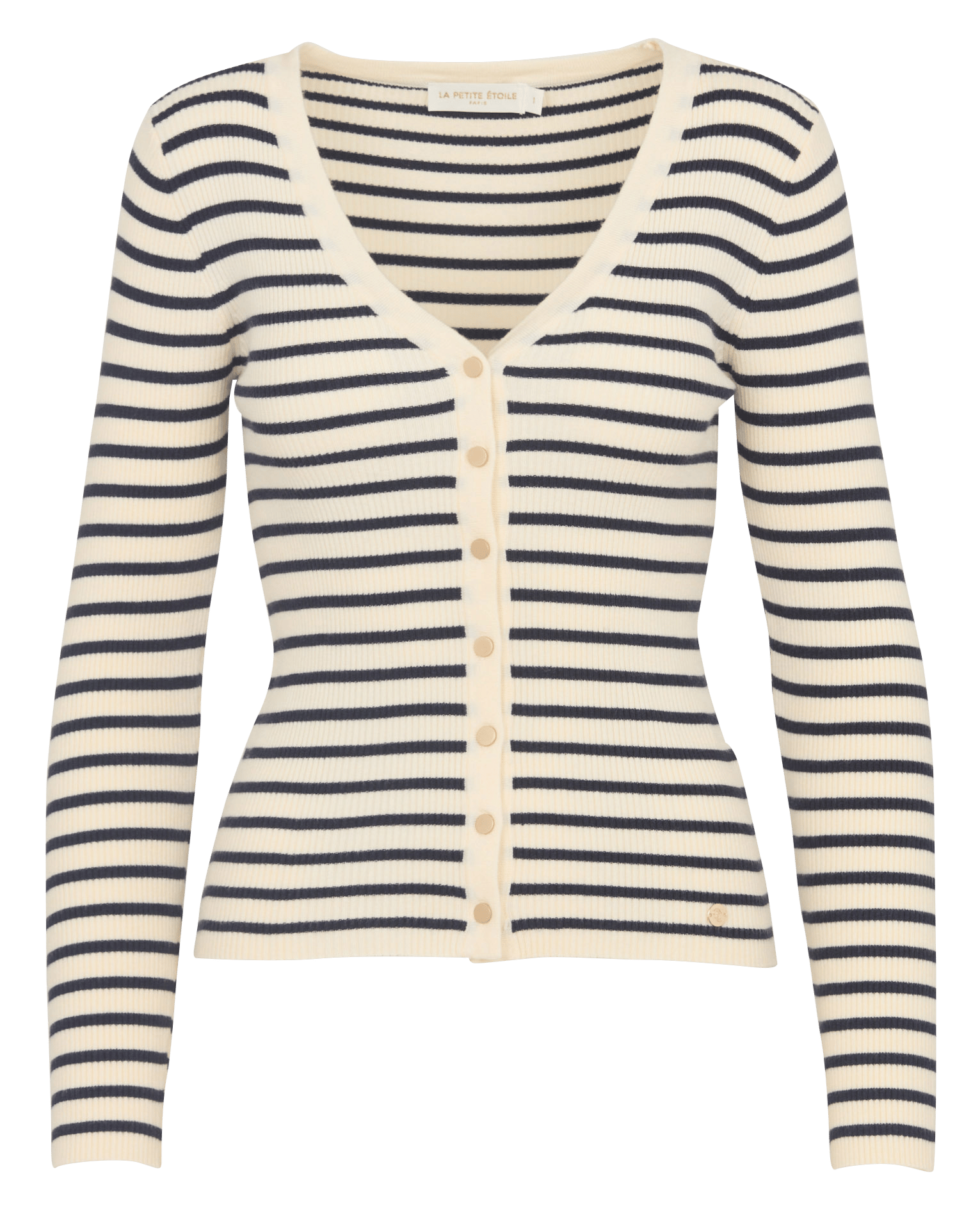 Round neck sailor vest LA PETITE ETOILE Blue