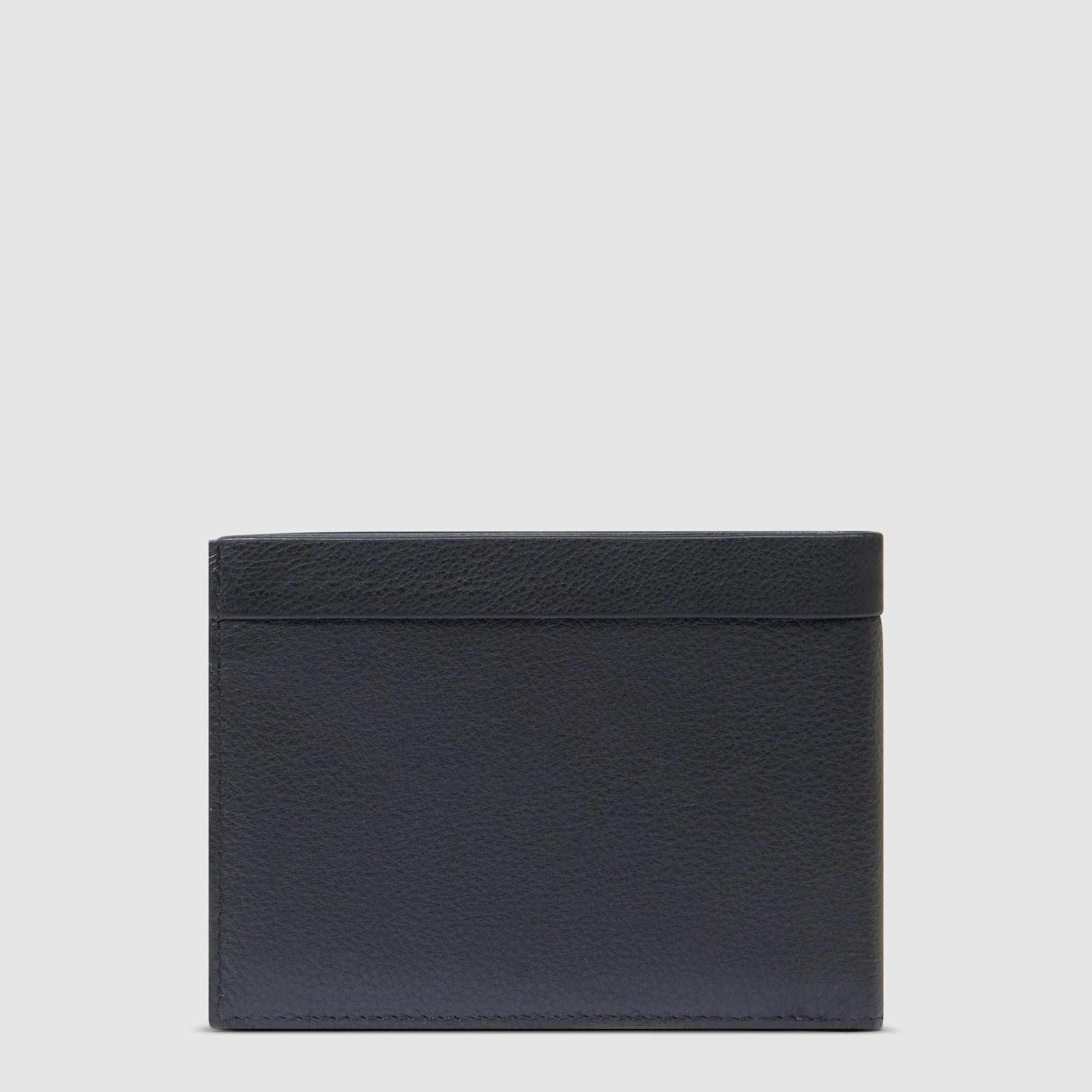 Babylon leather wallet PIQUADRO Black