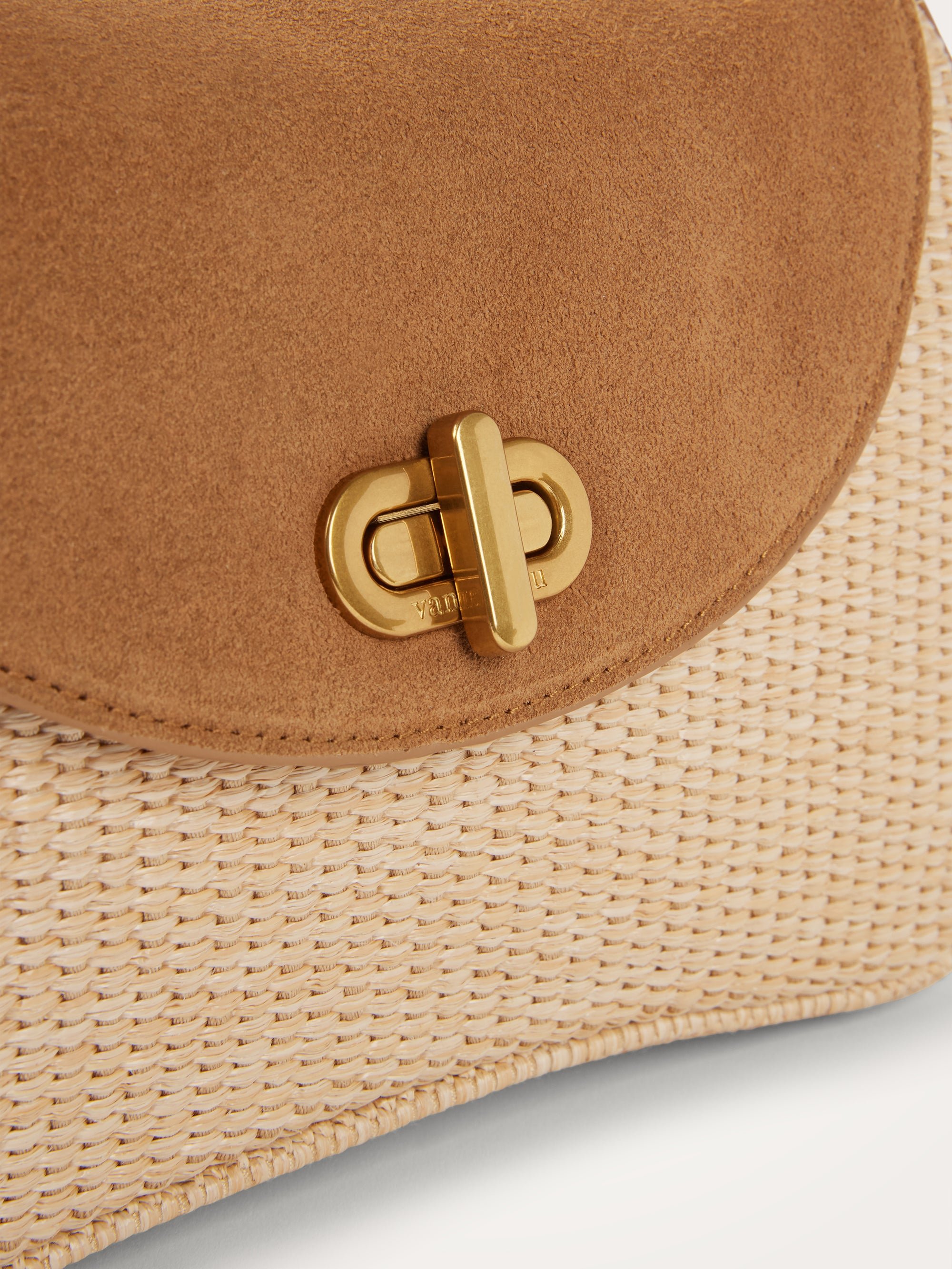 Baguette bag with handle VANESSA WU Brown