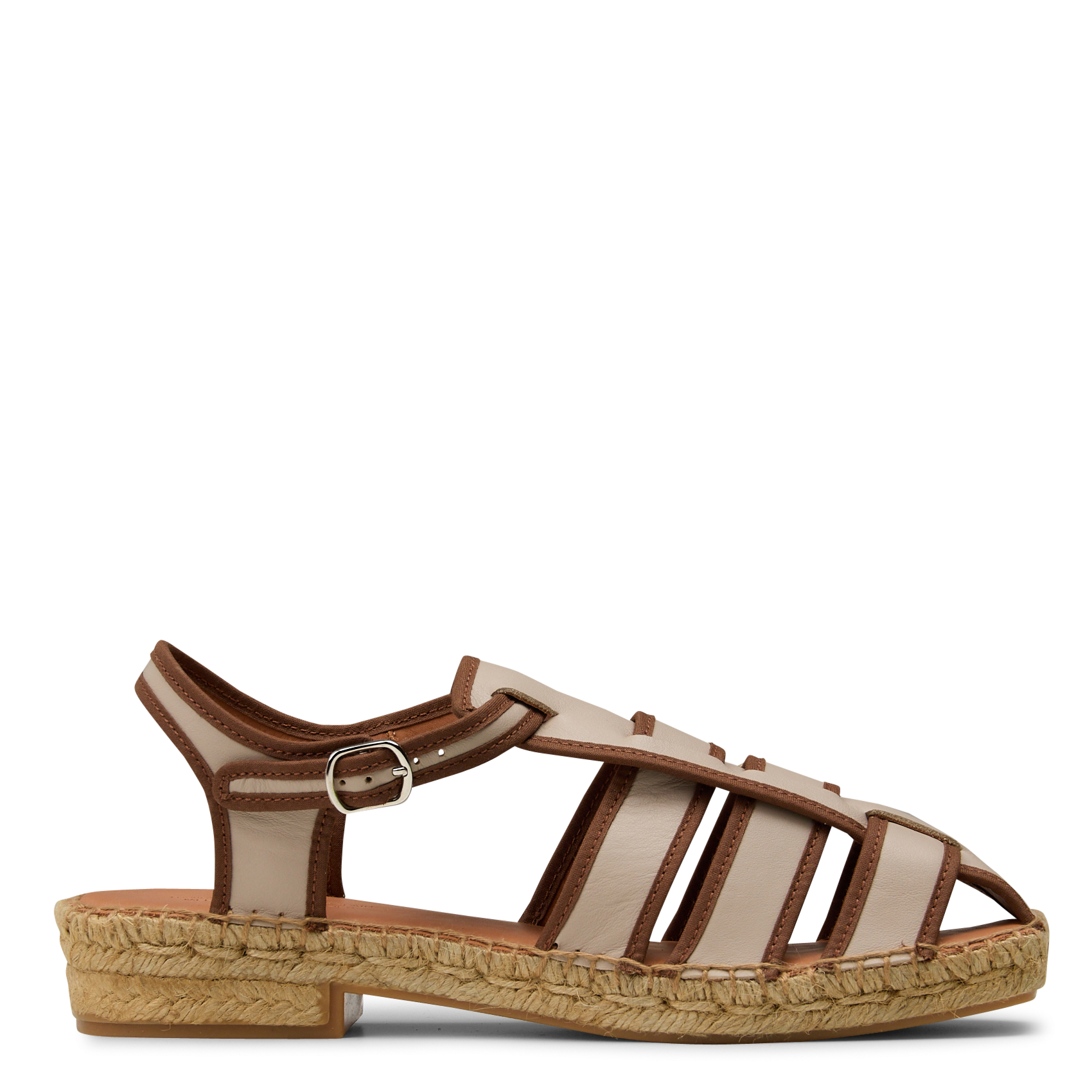 Leather espadrilles NAGUISA Beige