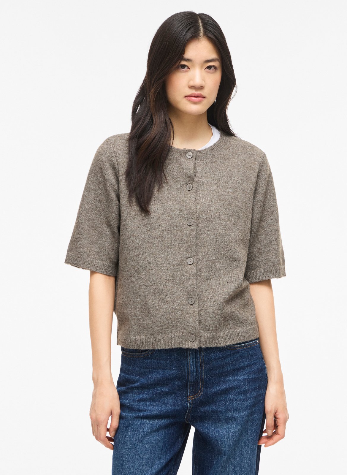 Gilet col rond VILA