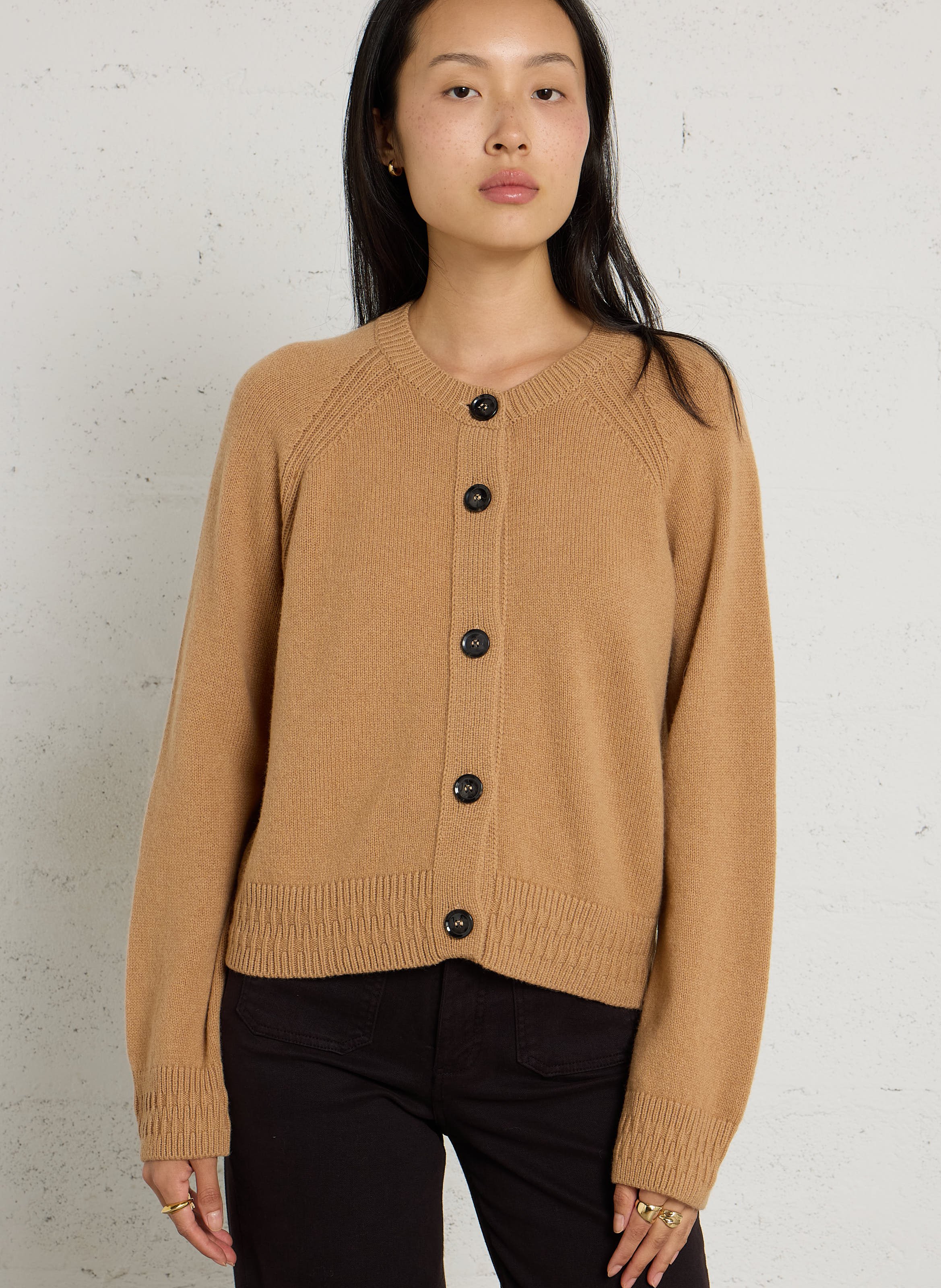Oversized wool and cashmere vest MAISON ANJE