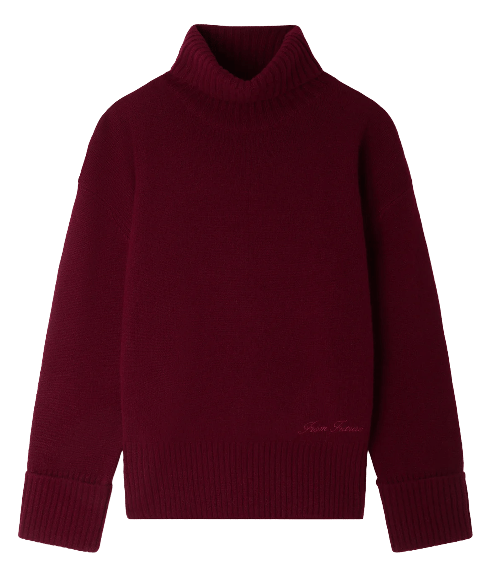 Pull oversize en cachemire FROM FUTURE Rouge