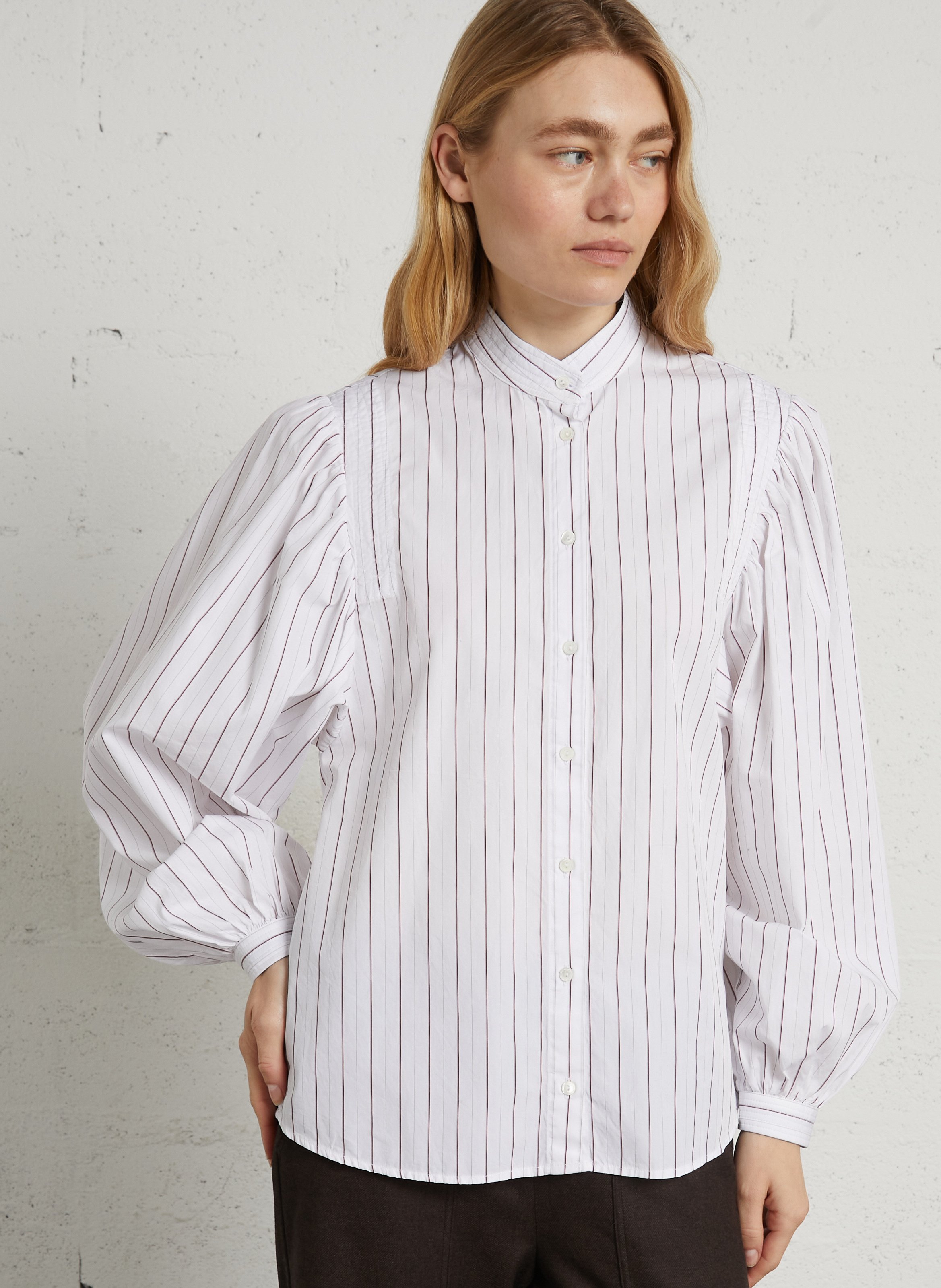 Striped shirt DIEGA White