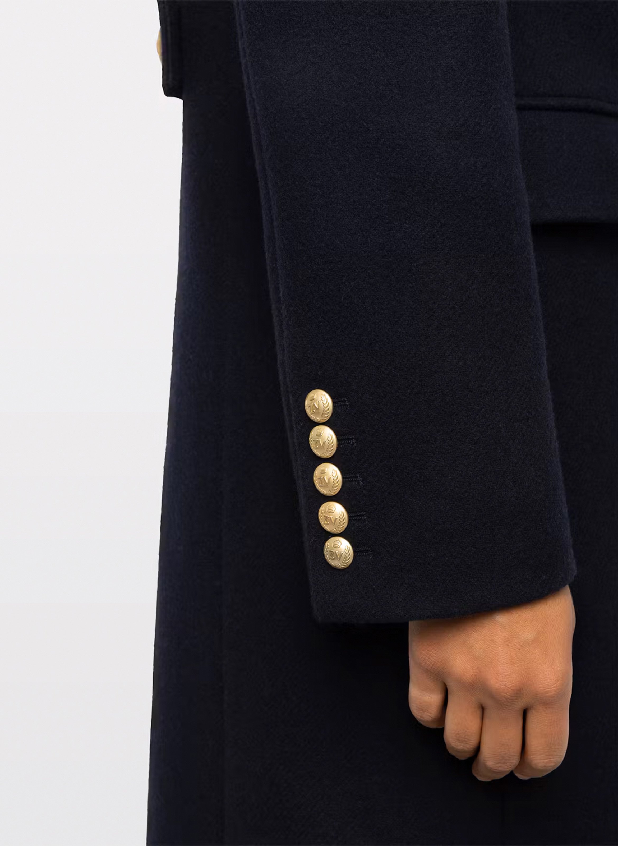 Maneau col montant en laine mélangée ZADIG&VOLTAIRE Bleu