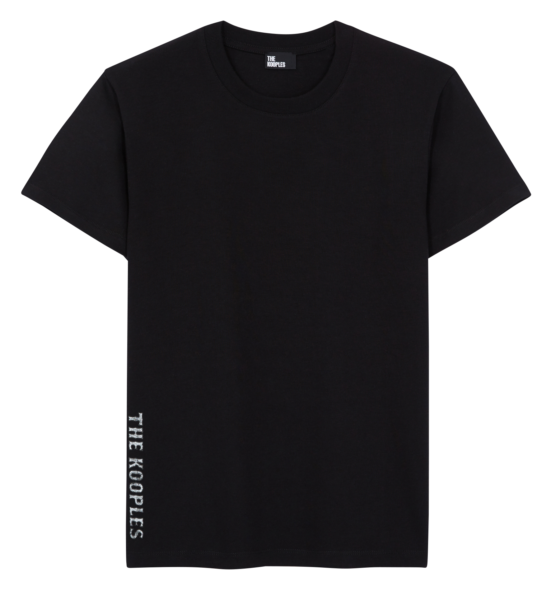 Round-neck cotton T-shirt THE KOOPLES Black