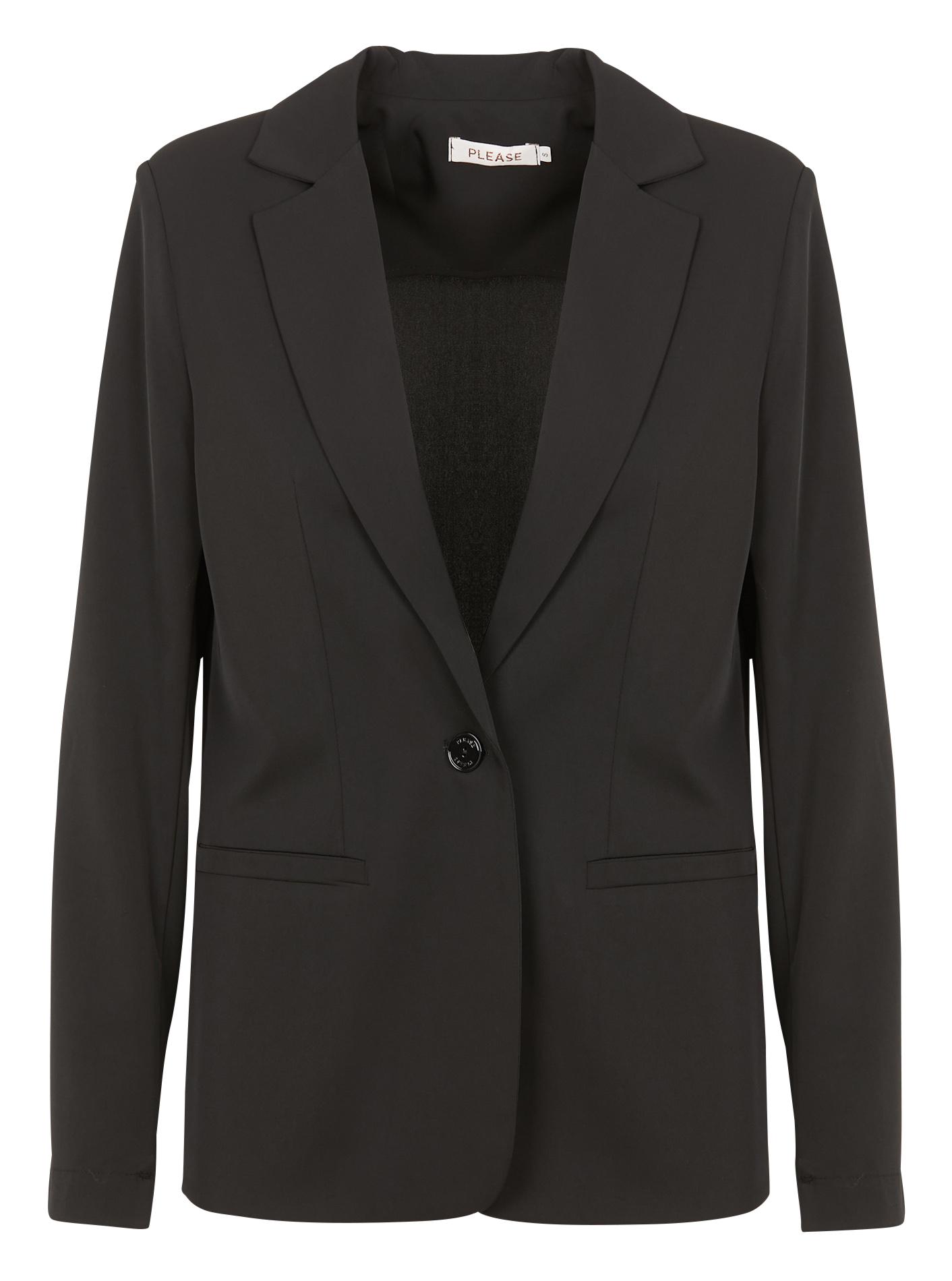 Blazer with tailored collar PLEASE Black