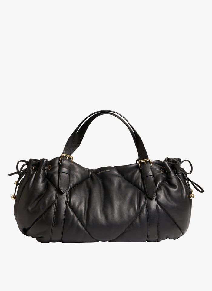 Smooth Leather Handbag Black Gerard Darel Women Place des