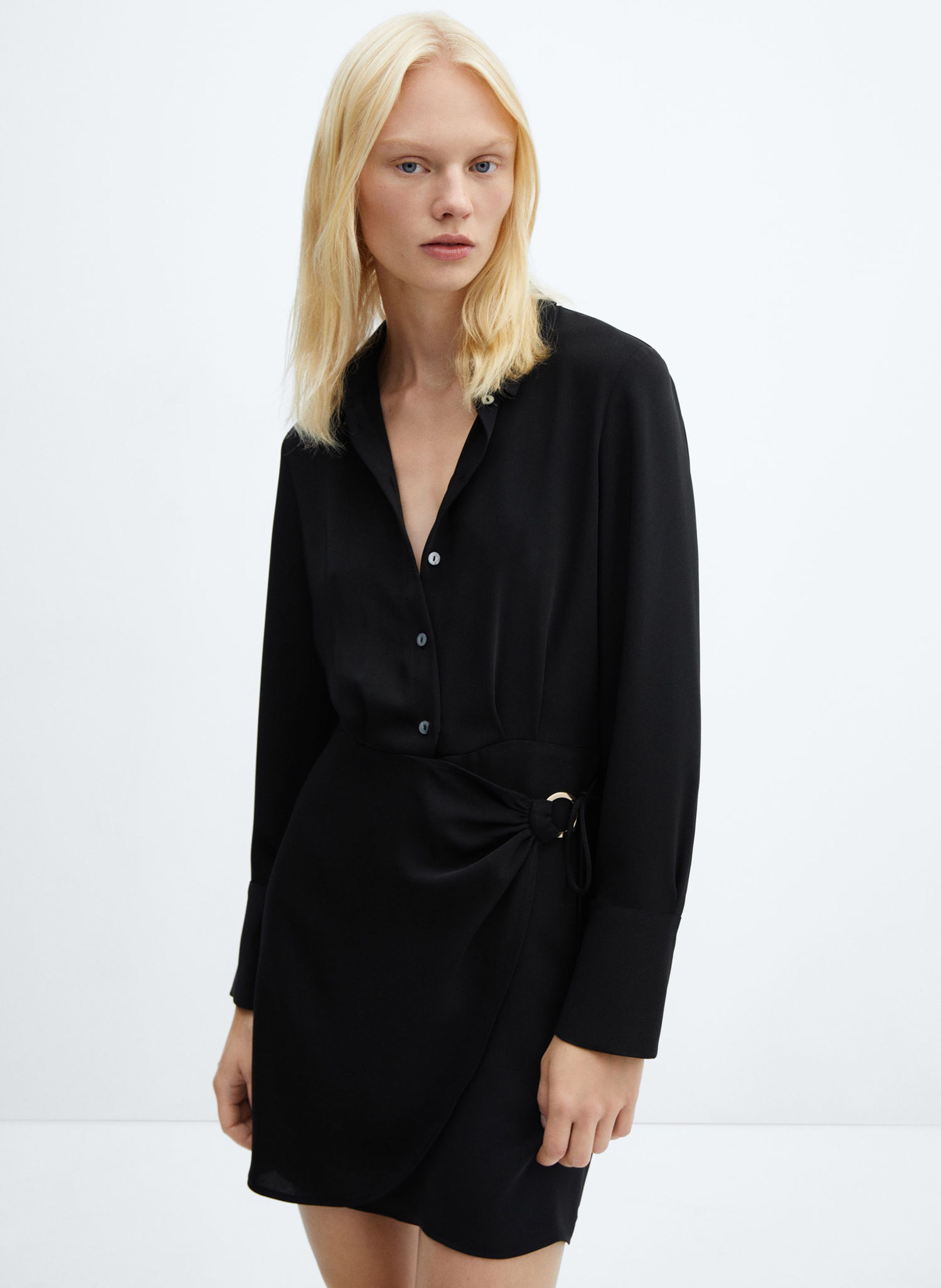 Mango long store shirt dress