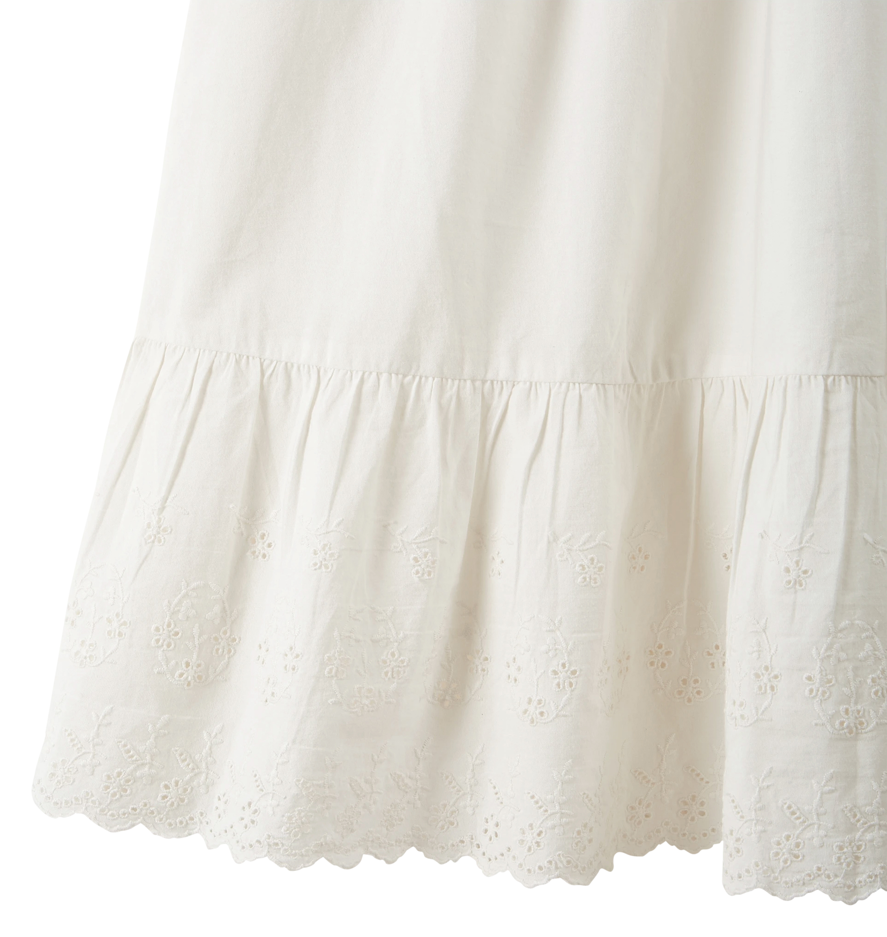 Robe longue ample en coton EMILE ET IDA Blanc