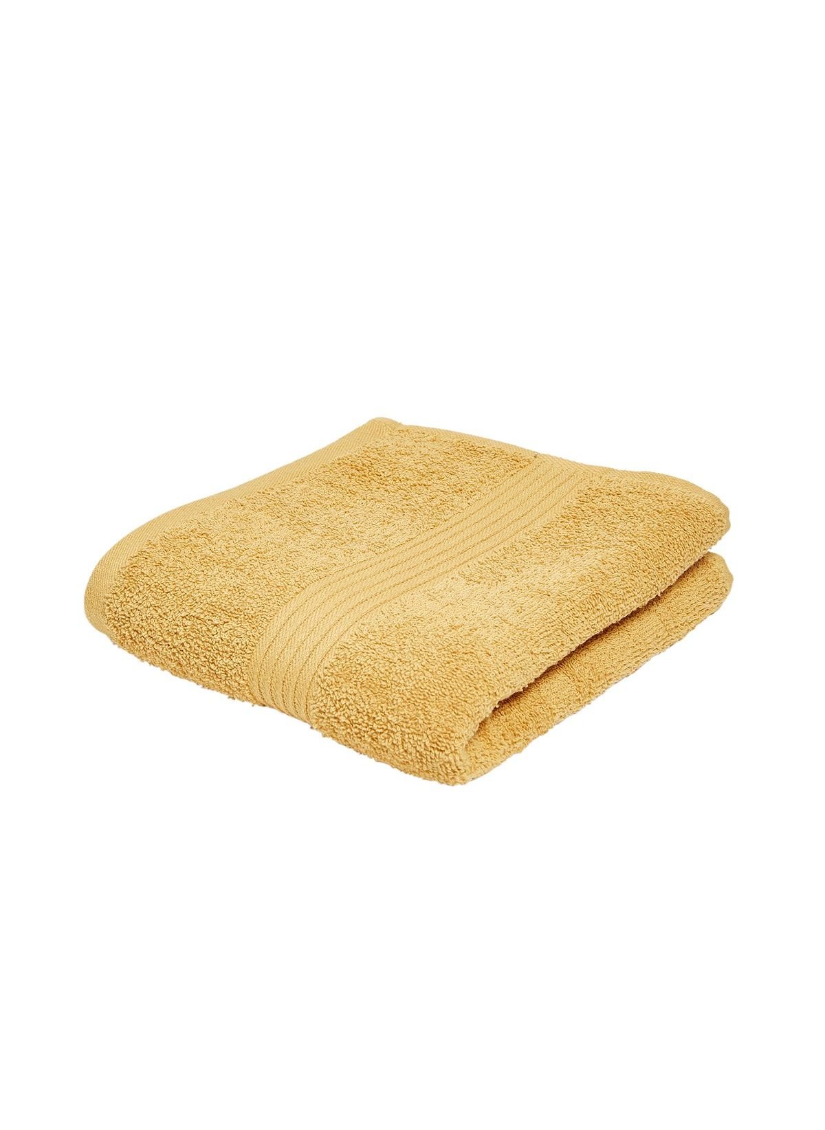 Solid color cotton bath towel TODAY LINGE DE MAISON Yellow