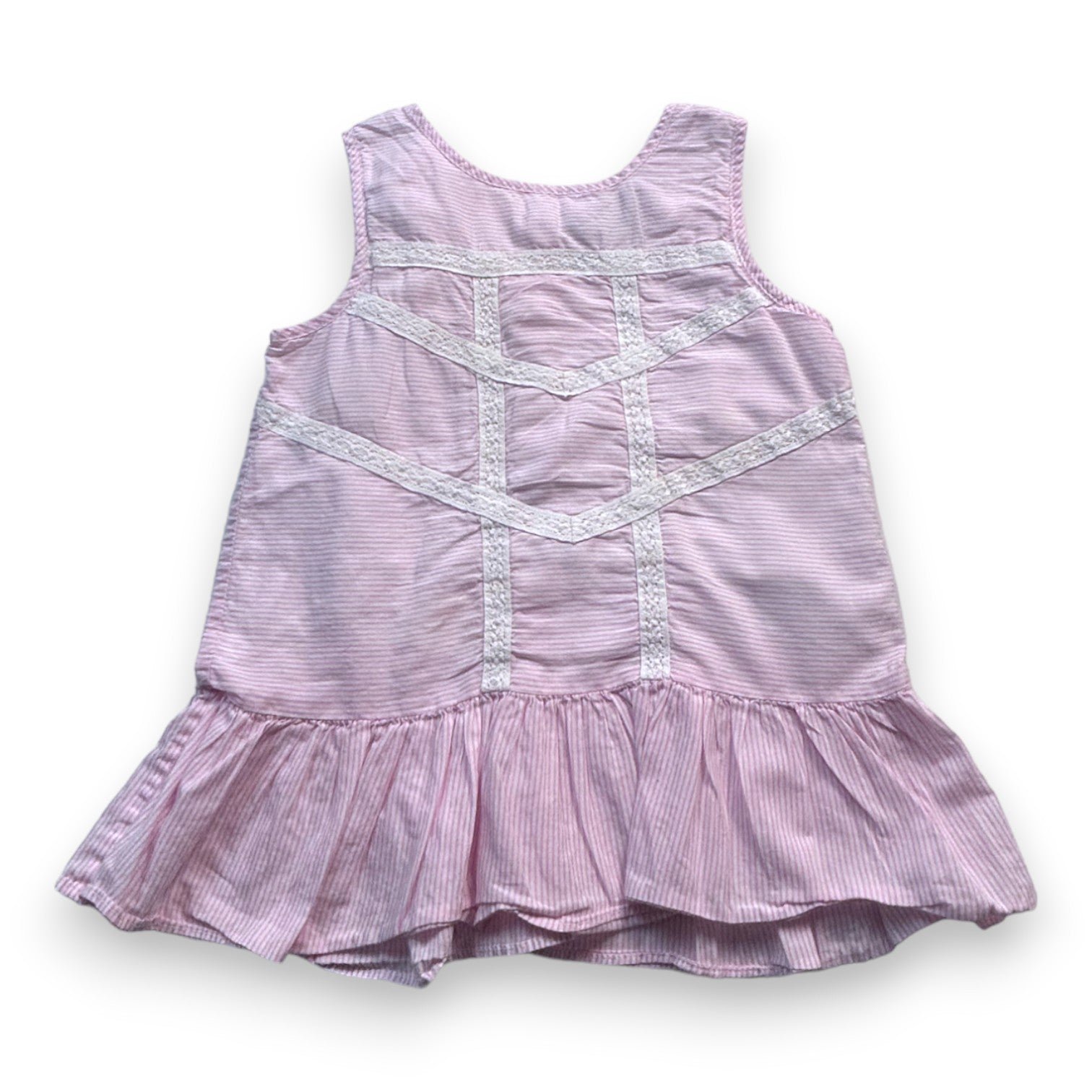 Pink Kids Tank Top - 6 years POLO RALPH LAUREN - Seconde Main Pink