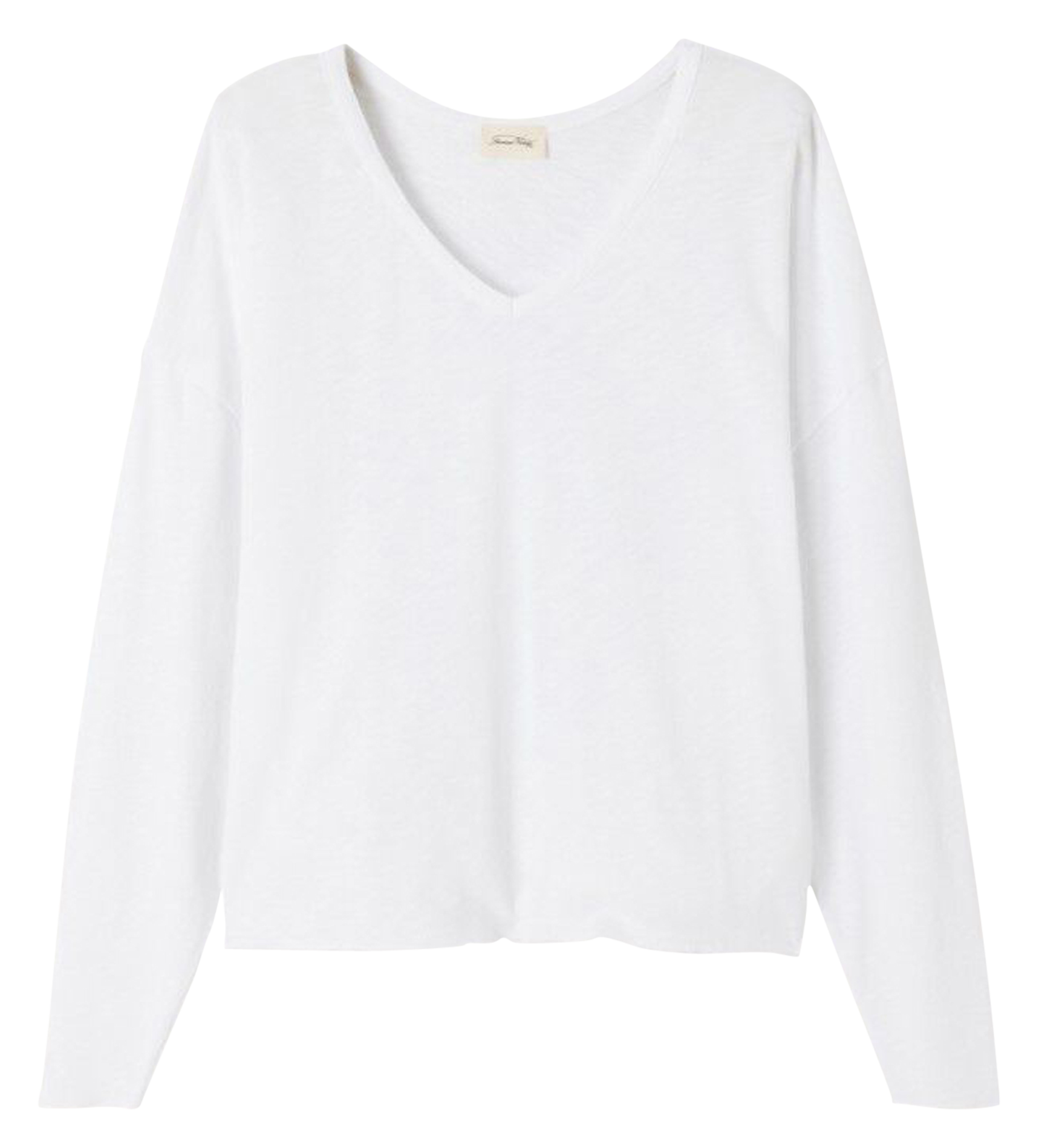 Jockoville long-sleeved cotton T-shirt AMERICAN VINTAGE White