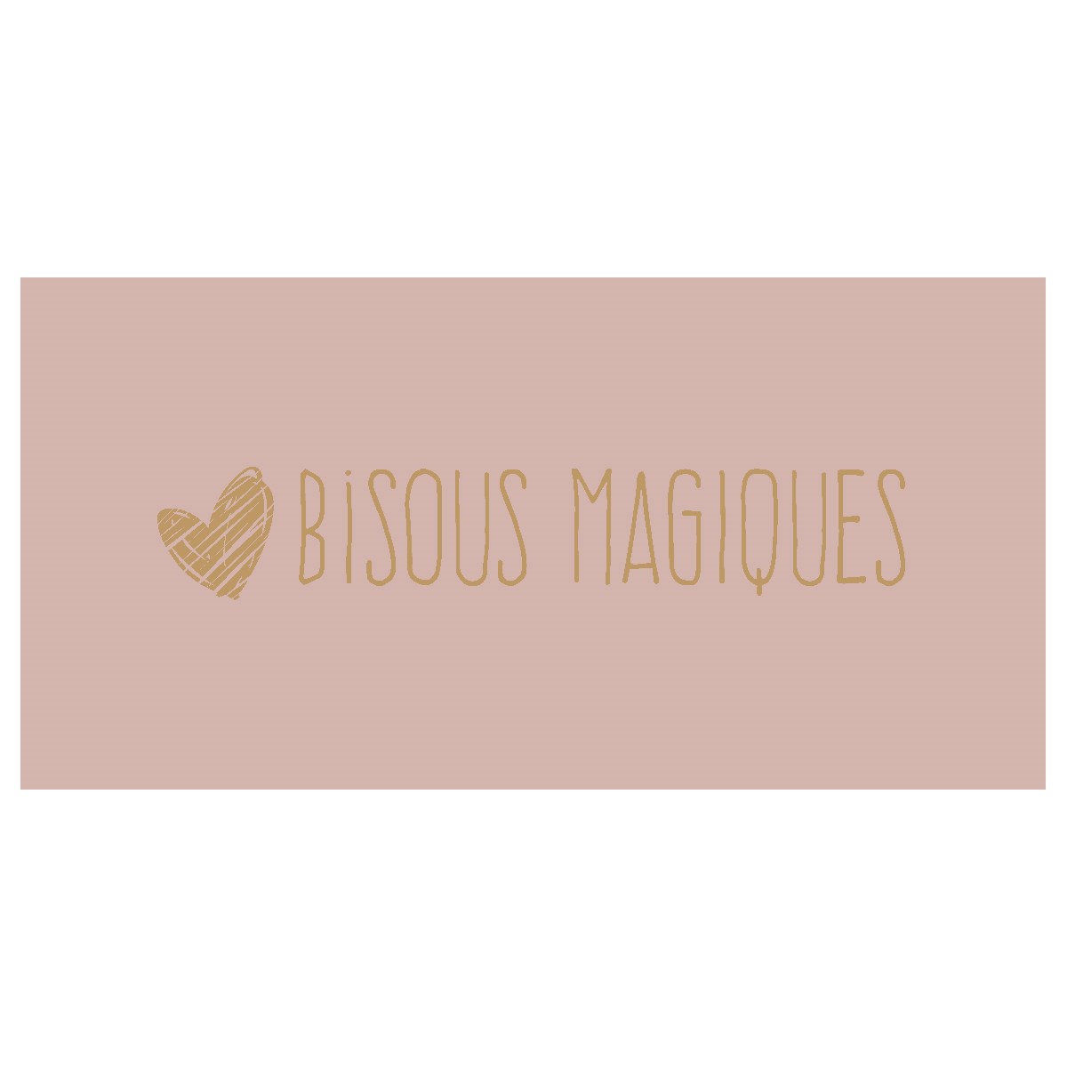 Children's printed cotton rug TODAY LINGE DE MAISON Pink