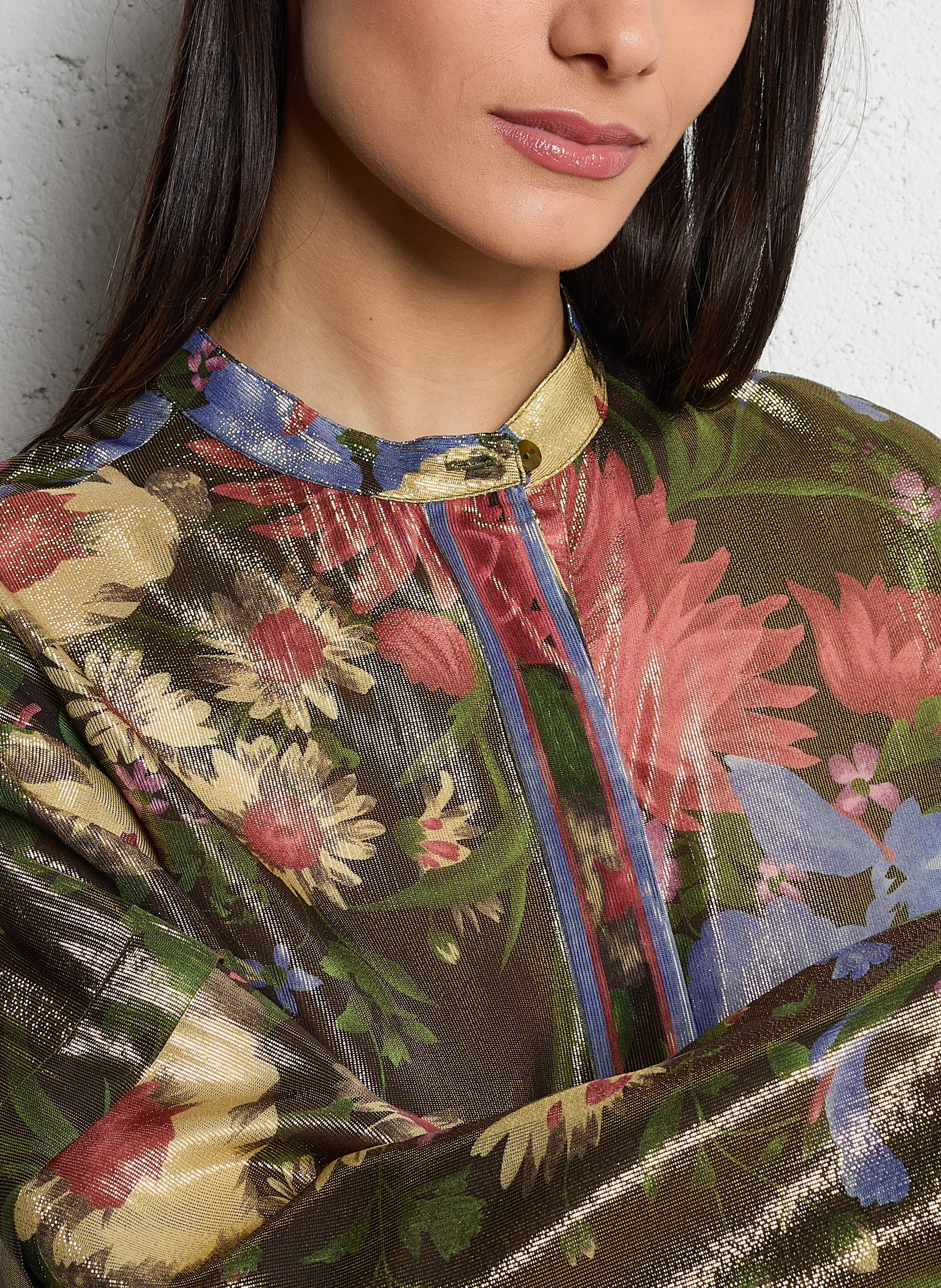 Flowy blouse with floral print MES DEMOISELLES Multicolored