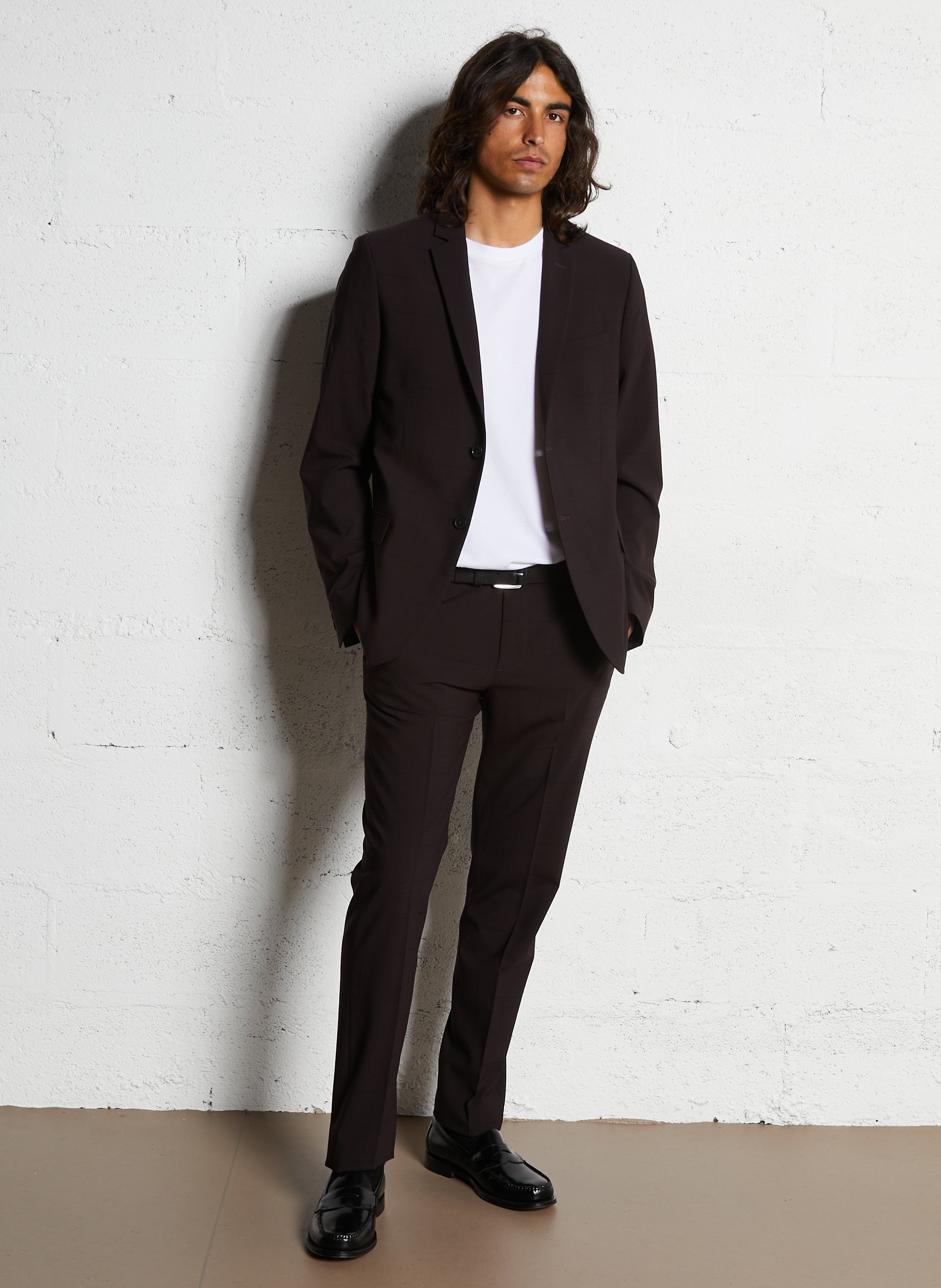 Karierter Blazer IKKS Violett