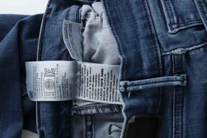 Cotton skinny jeans LEVI'S - Seconde main Blue