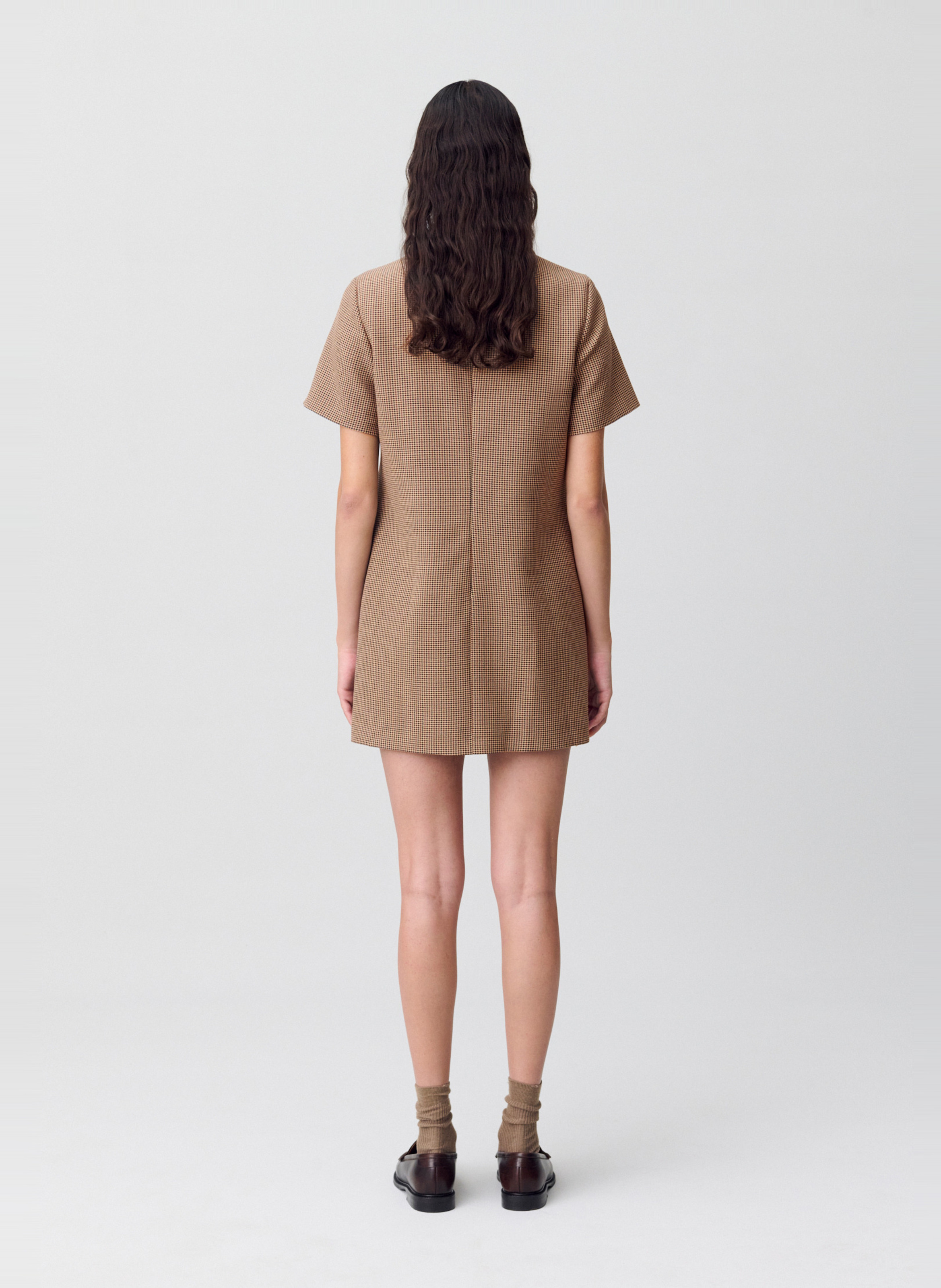 Robe courte droite col classique CLAUDIE PIERLOT Multicolore