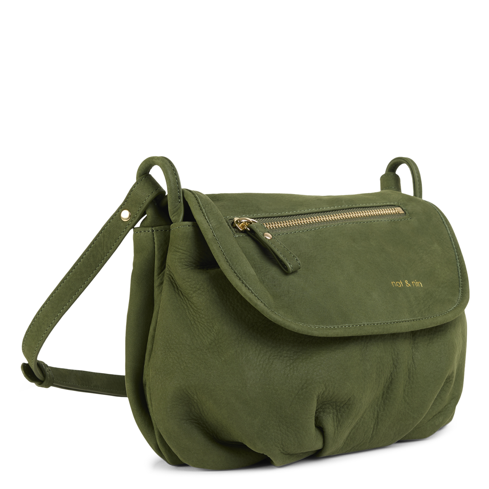 Besace en cuir NAT & NIN Vert