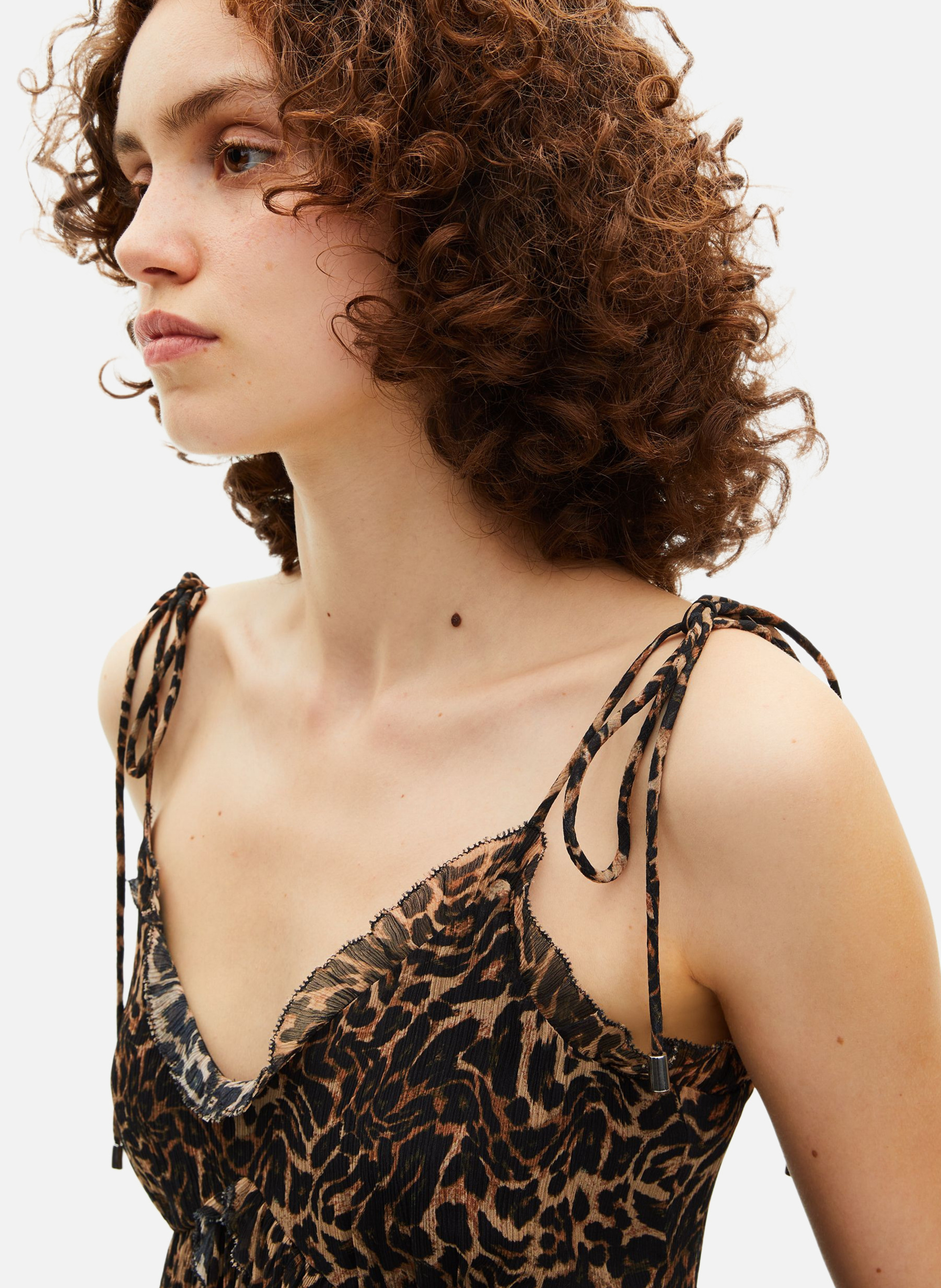 Top with ruffle print THE KOOPLES Multicolored