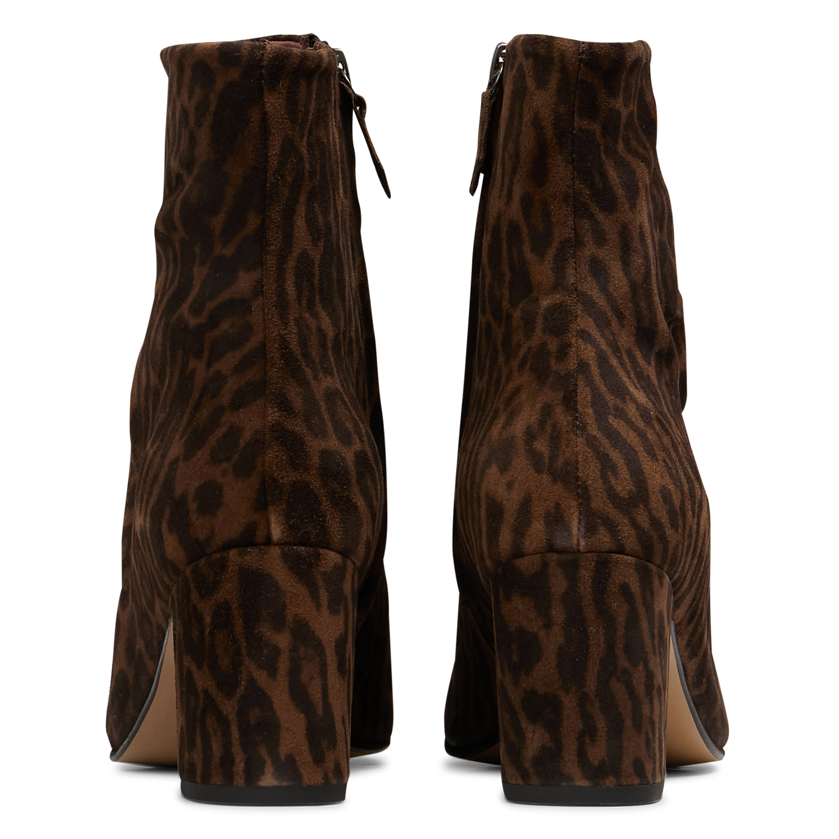 Bottines en cuir léopard ANONYMOUS COPENHAGEN Marron