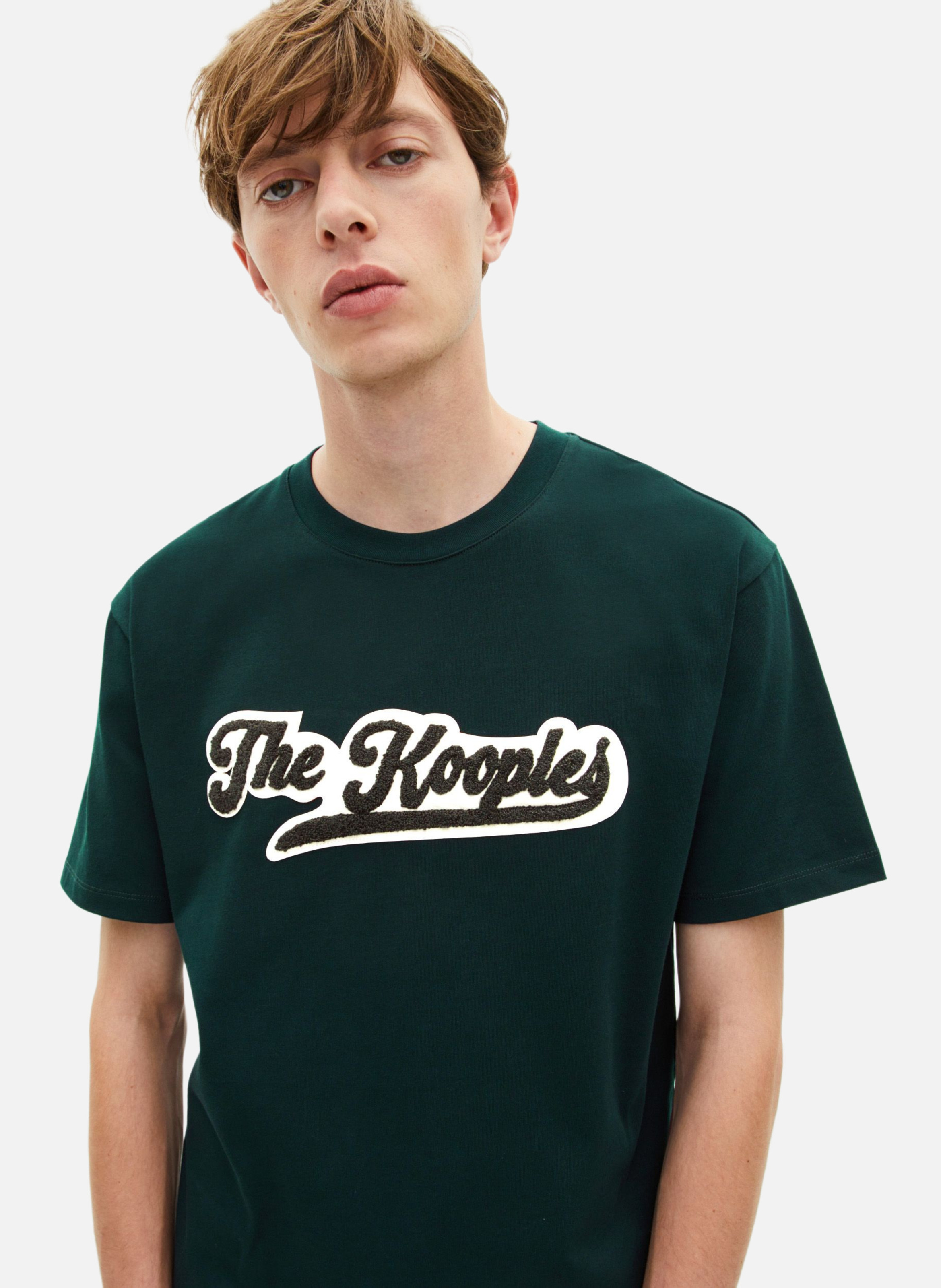 T-shirt with patch THE KOOPLES Green