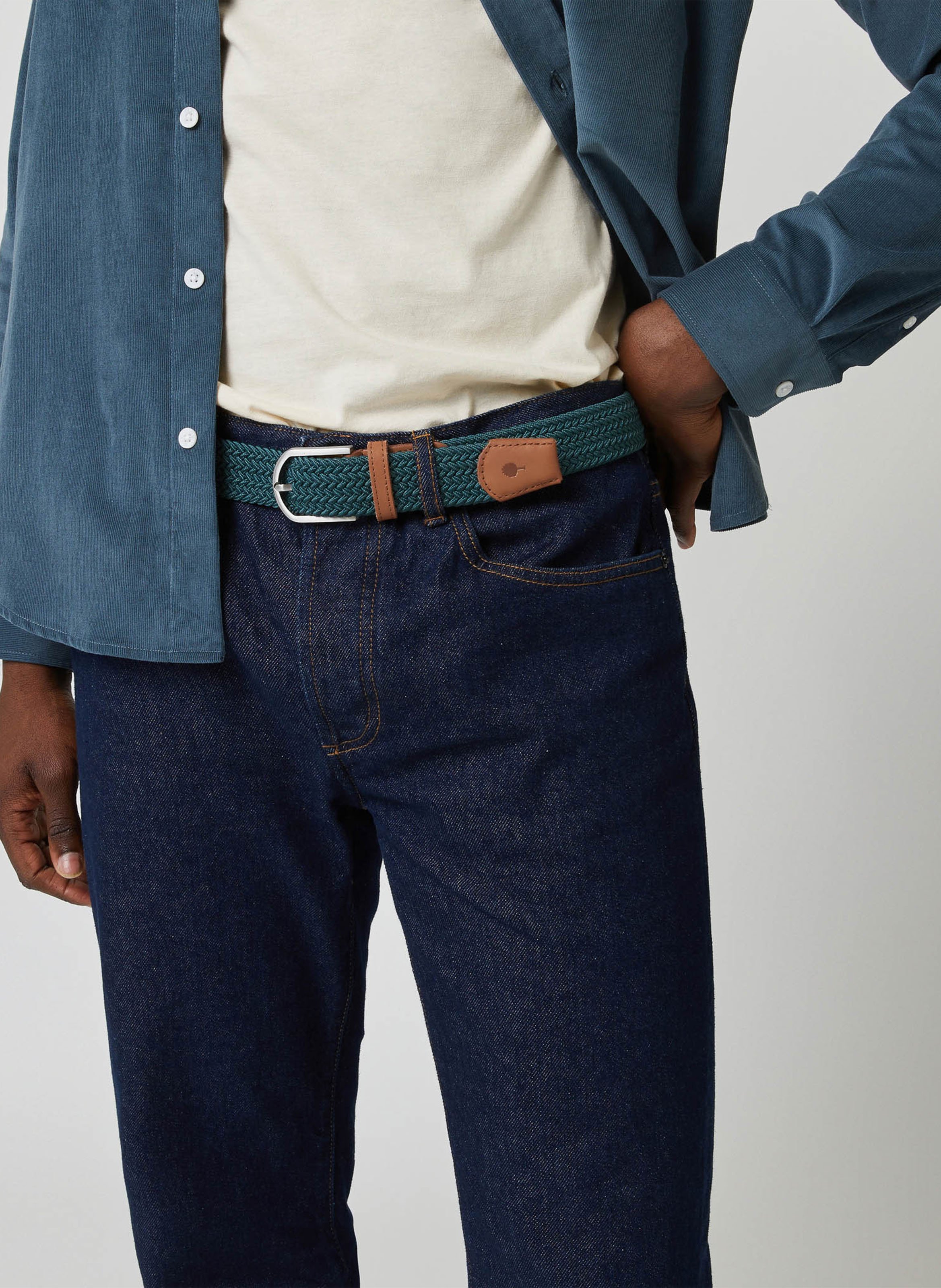 Flechtgürtel FAGUO Grun