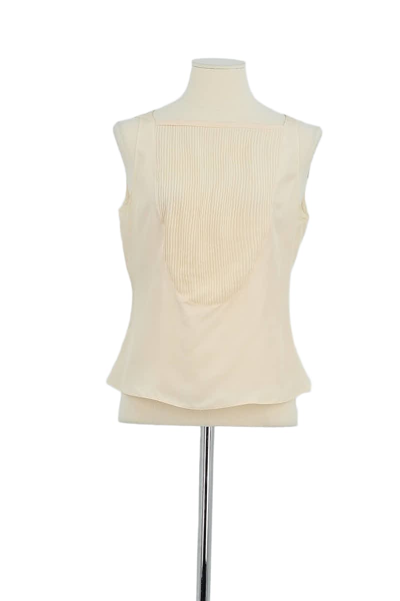 Azawood sleeveless top ARMANI - SECONDE MAIN Beige