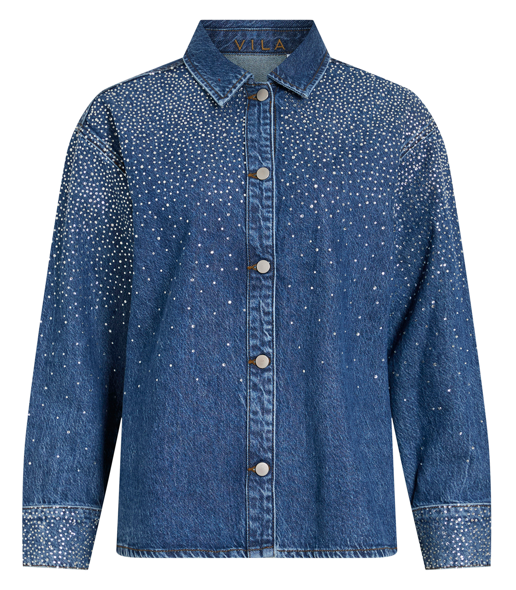 Diamanté shirt VILA Blue