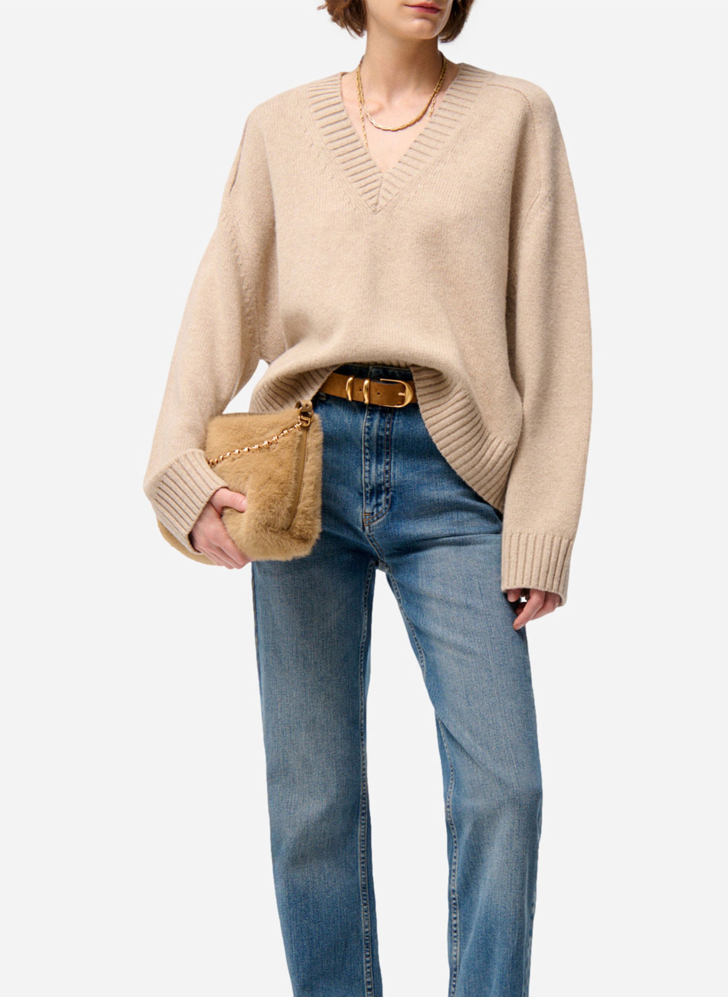 V-neck wool sweater VANESSA BRUNO