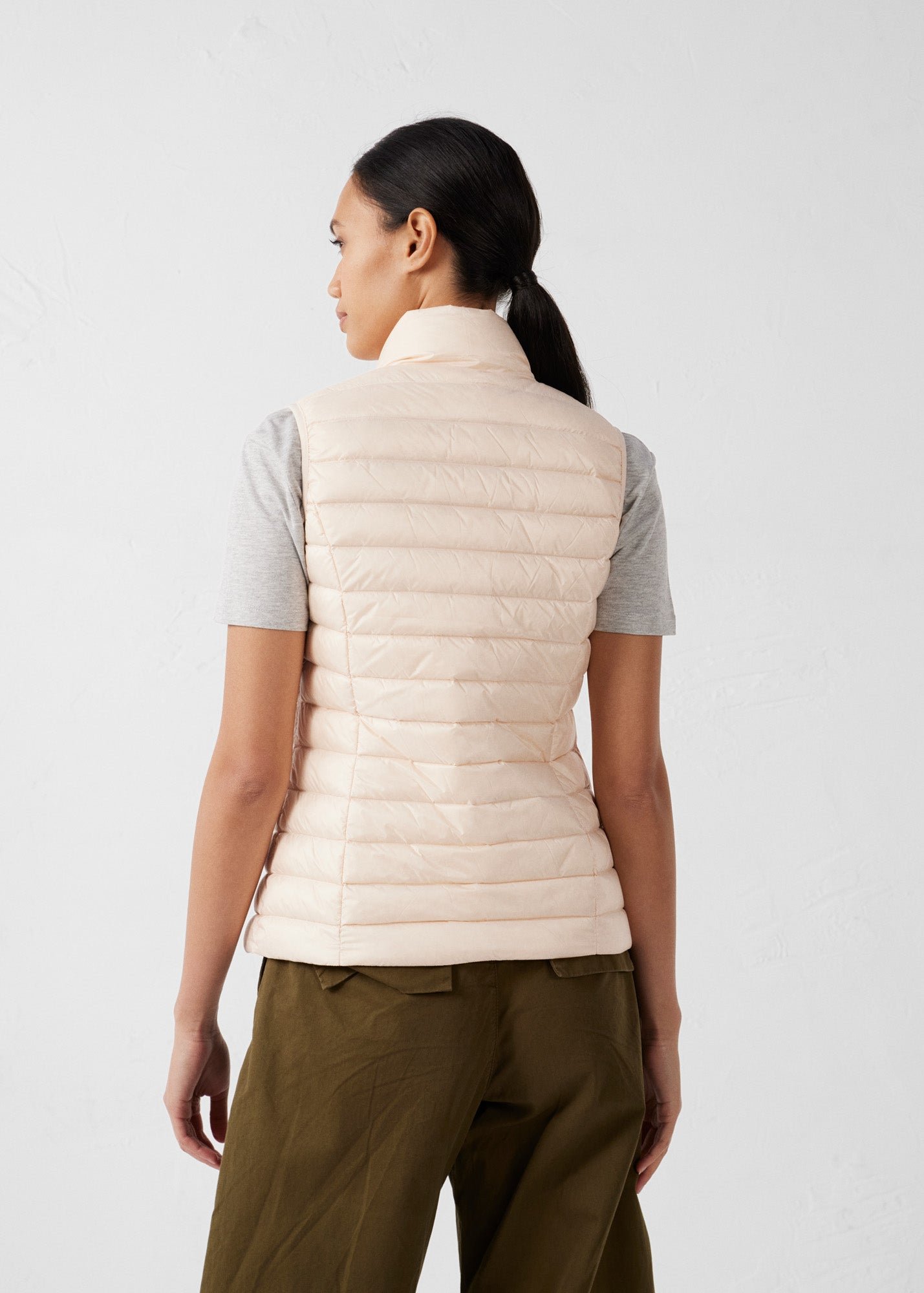 Sleeveless lightweight down vest seda JOTT Pink