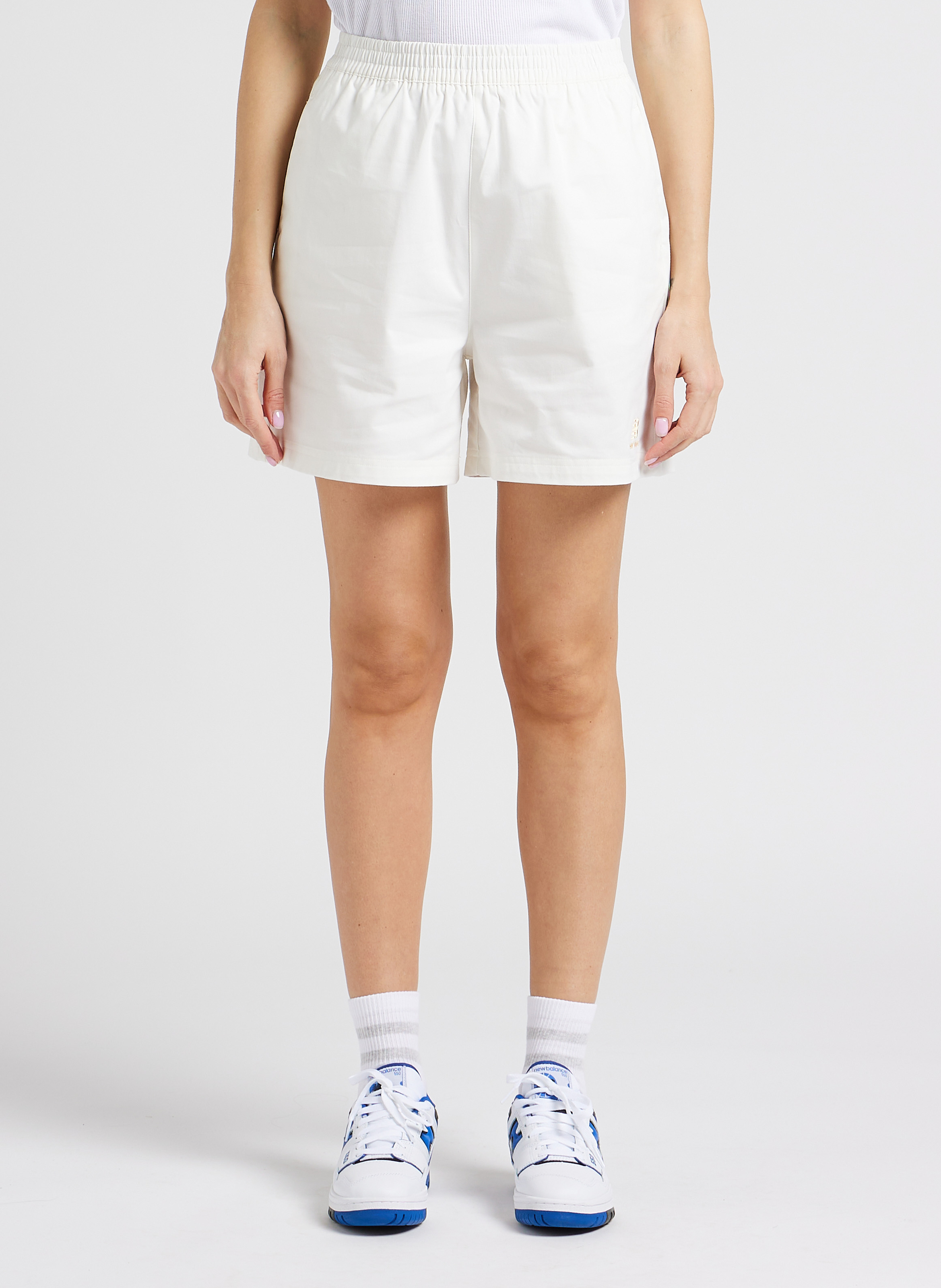 Recht short | katoenblend NEW BALANCE Wit