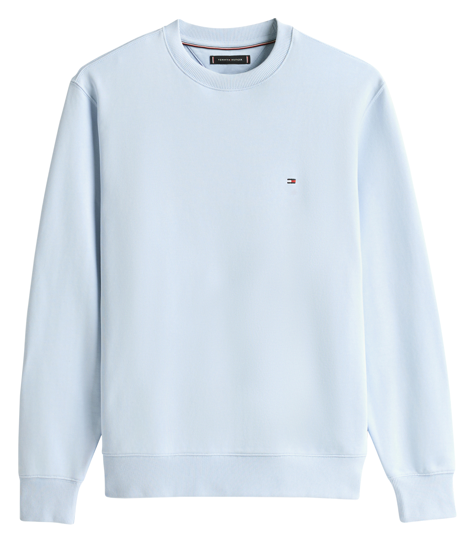 Oversized cotton sweatshirt with round neck TOMMY HILFIGER Blue