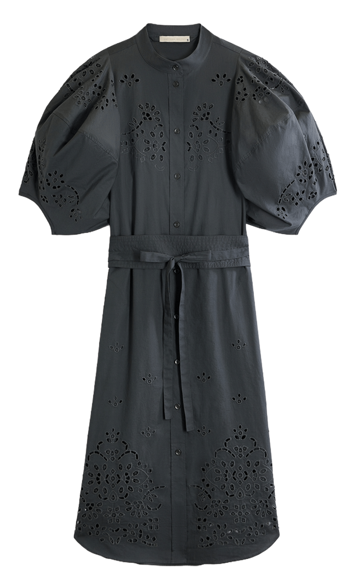 Robe midi en coton VANESSA BRUNO Gris