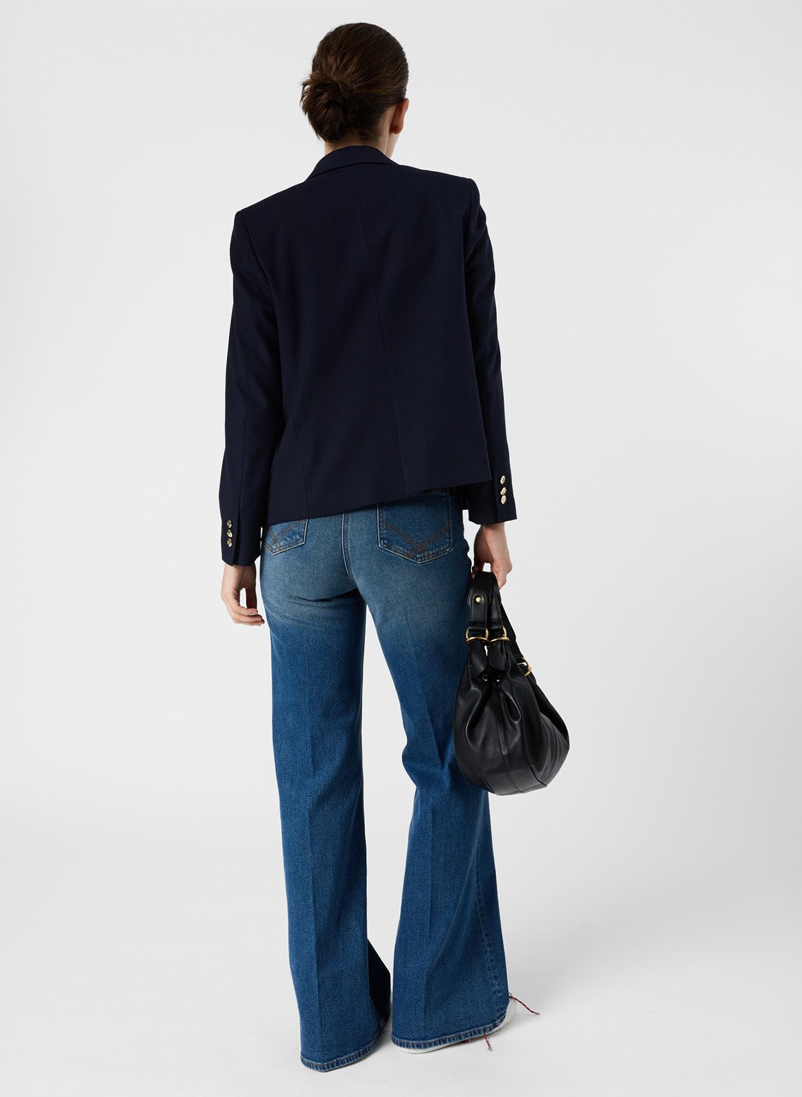 Taillierte Blazerjacke mit Revers GERARD DAREL Blau