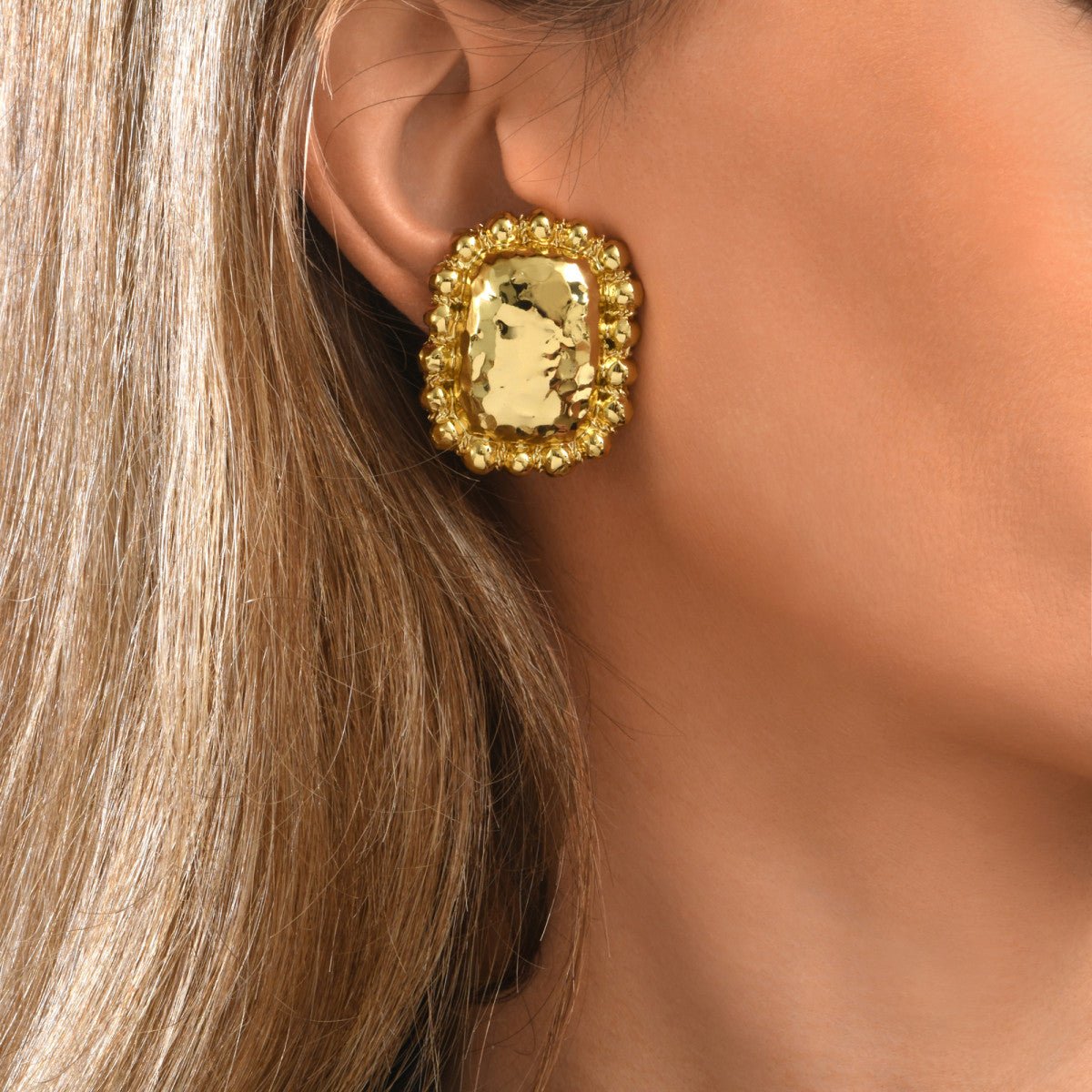 Clip-on earrings SATELLITE PARIS Golden