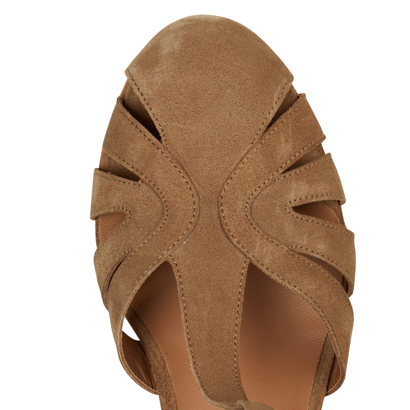 Sandalias altas de ante MELLOW YELLOW Beige