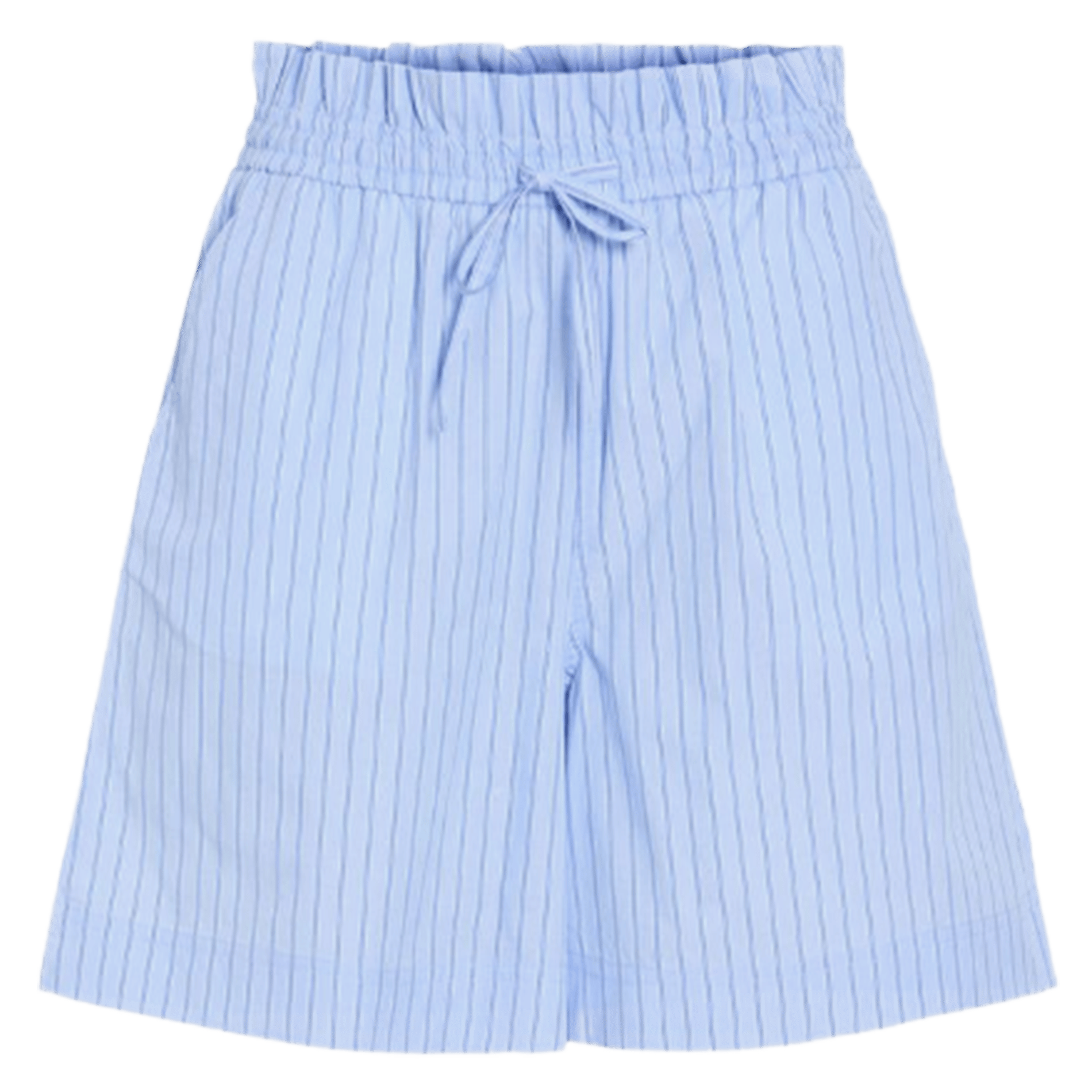 Short large en coton ROUGE EDIT Bleu