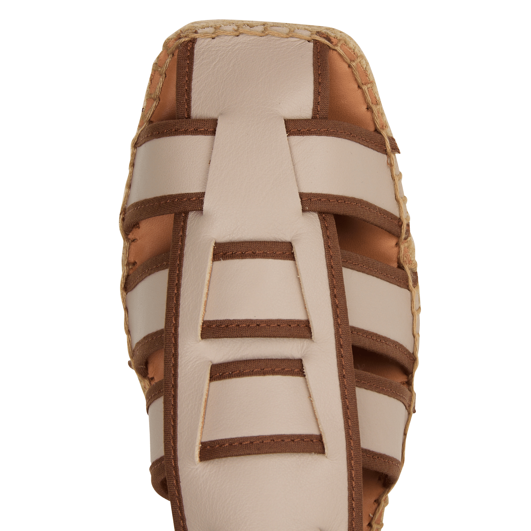 Leather espadrilles NAGUISA Beige