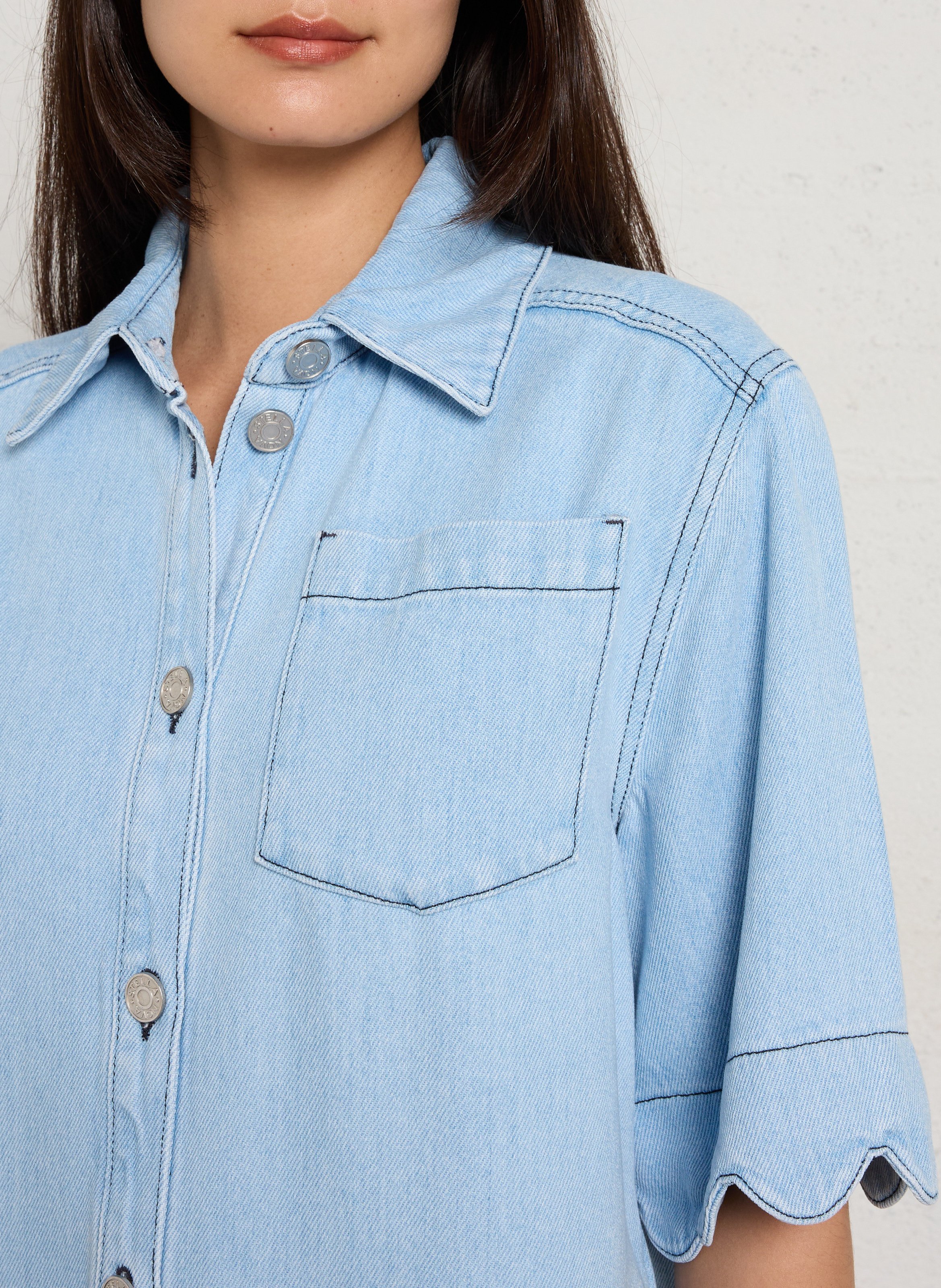 Straight shirt STELLA NOVA Blue