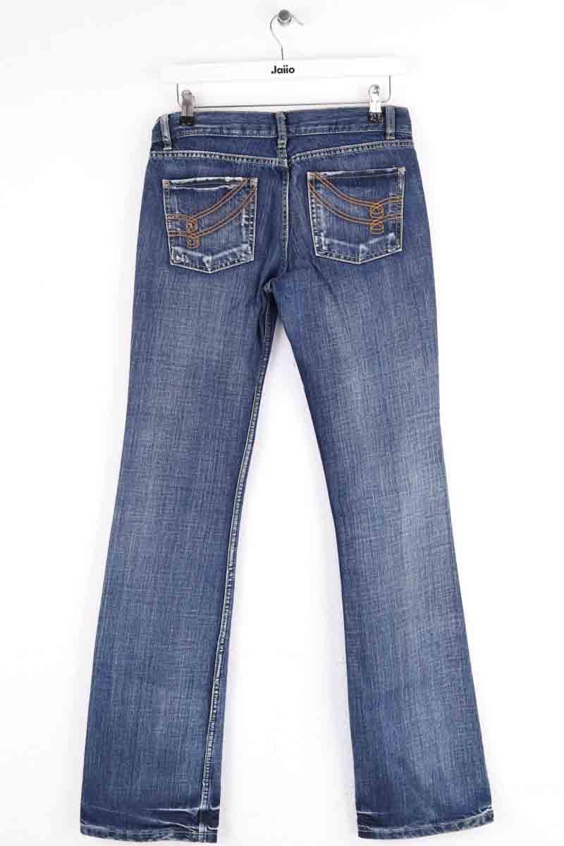 - Straight-leg jeans
- 5 pockets
- Straight cut
- Faded effect TARA JARMON - Seconde Main Blue