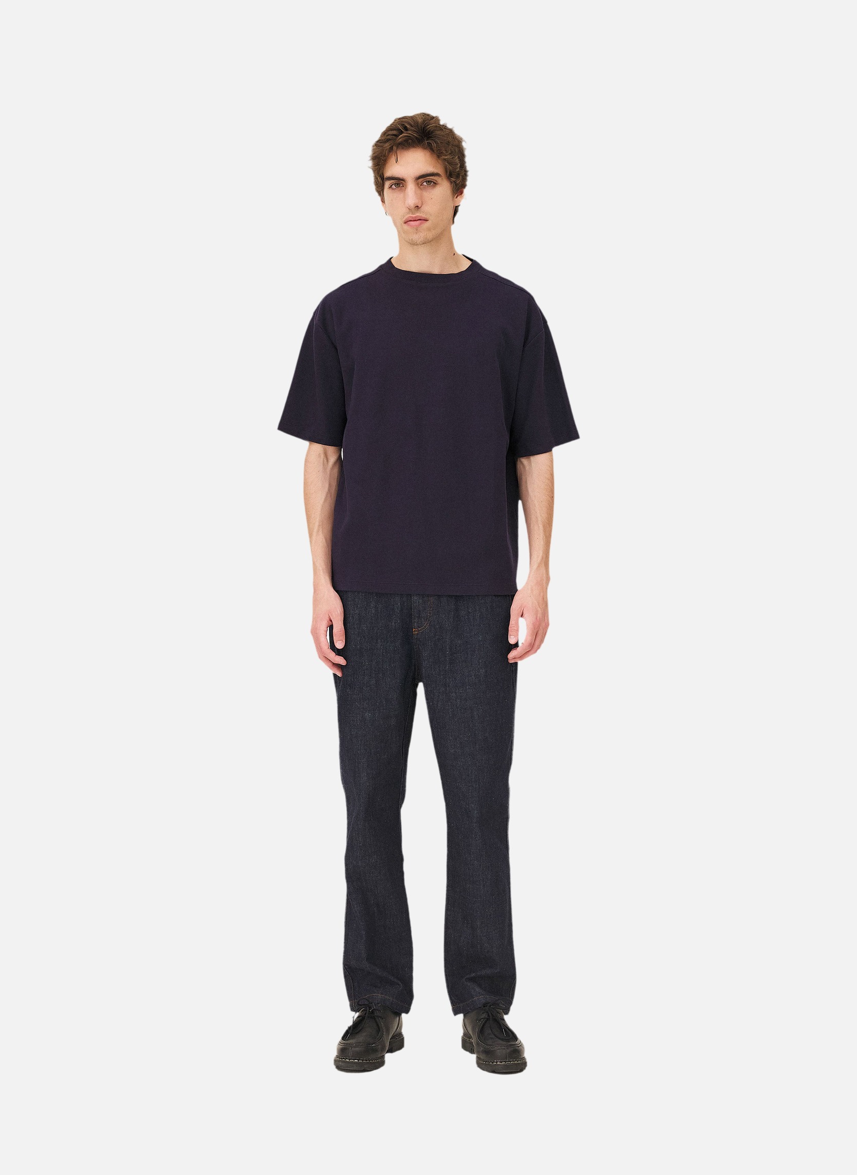 Oversized t-shirt navy Noyoco Blue